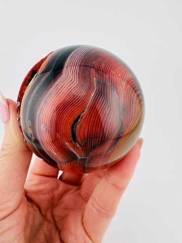 Sardonyx Druzy Sphere