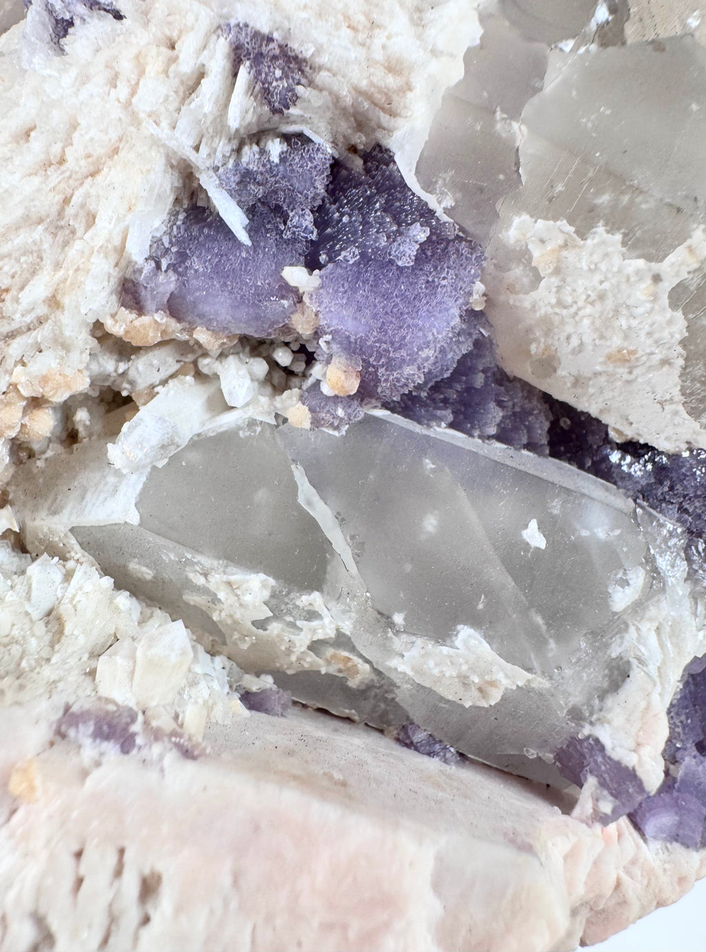 Watermelon Tourmaline in Lepidolite & Quartz Matrix