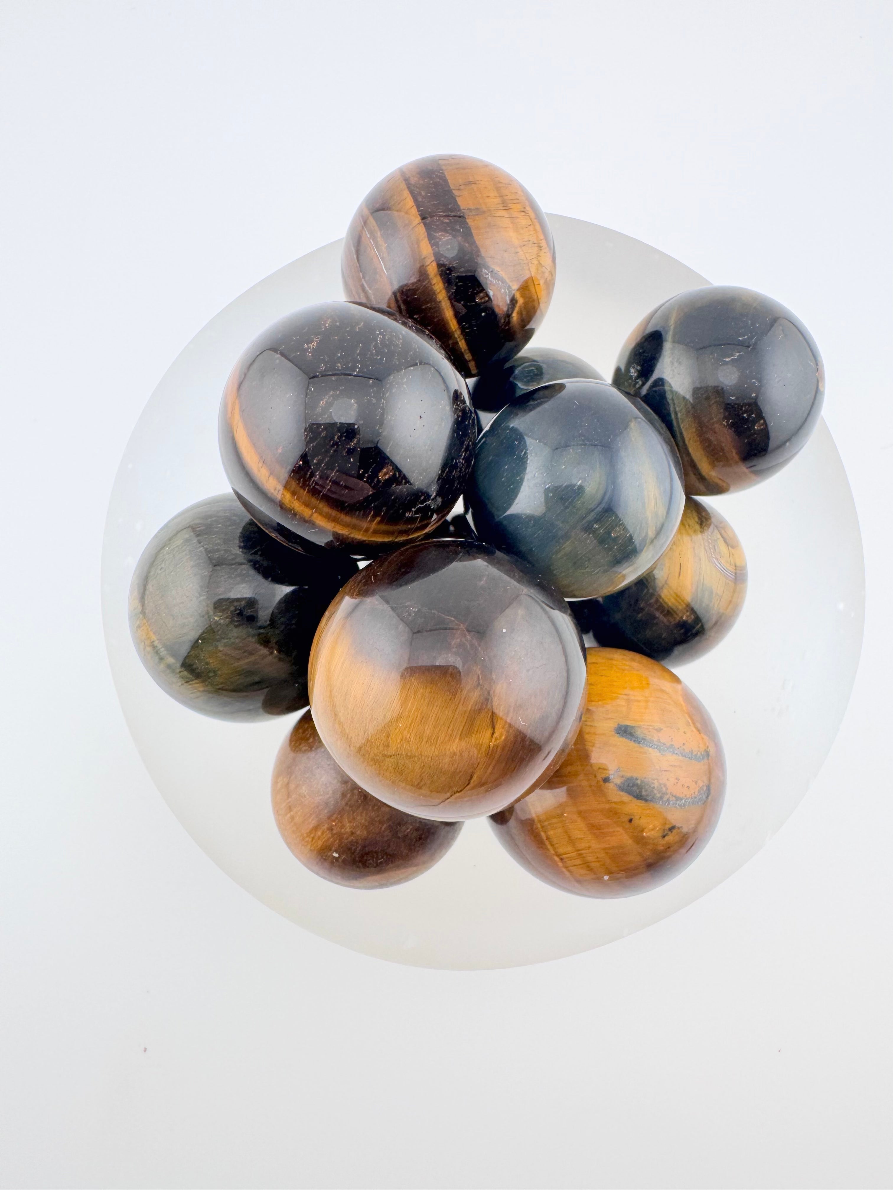 Tiger Eye Mini Spheres