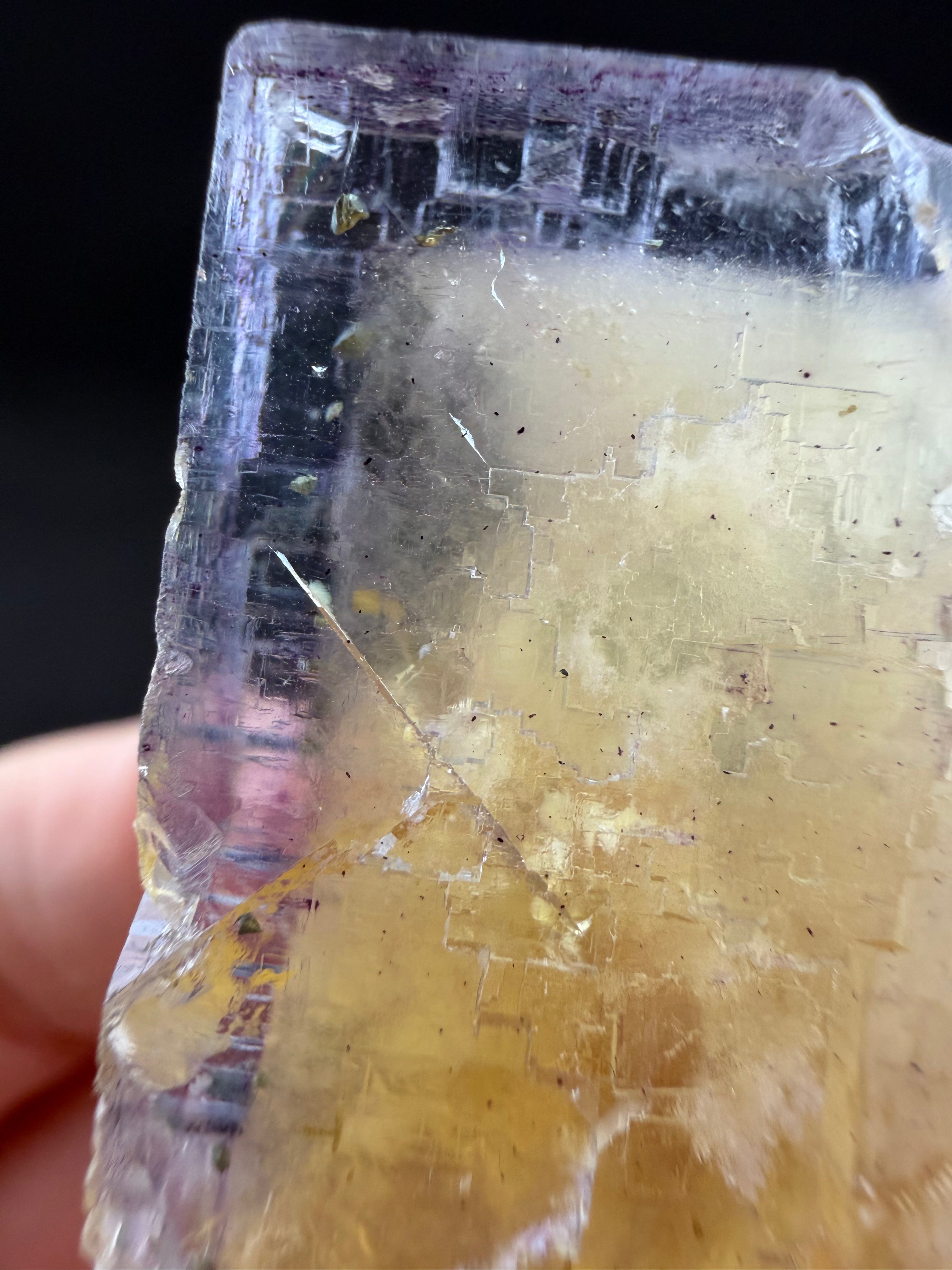 Fluorite with Chalcopyrite and Calcite, Illinois