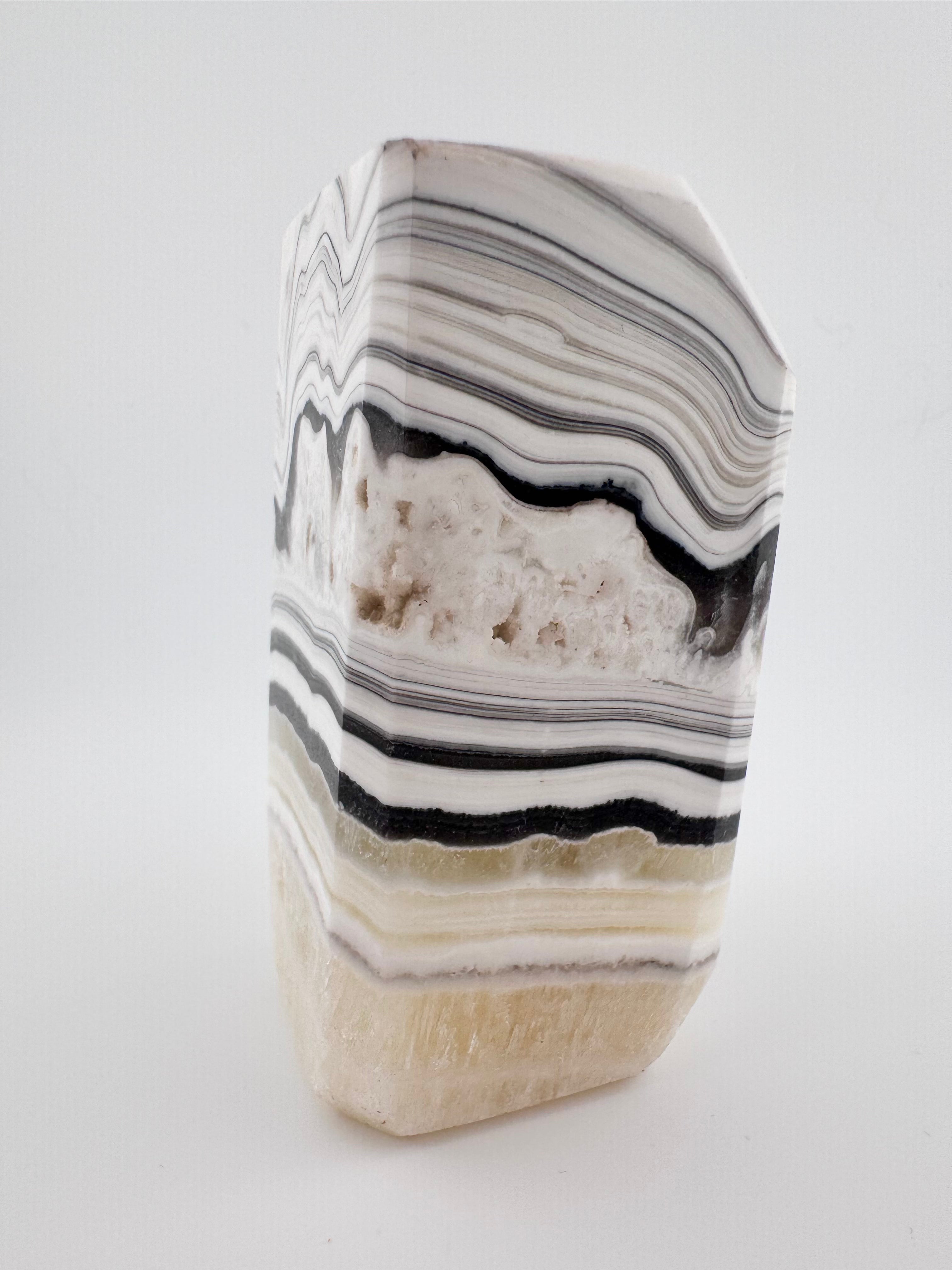 Banded Honey Calcite