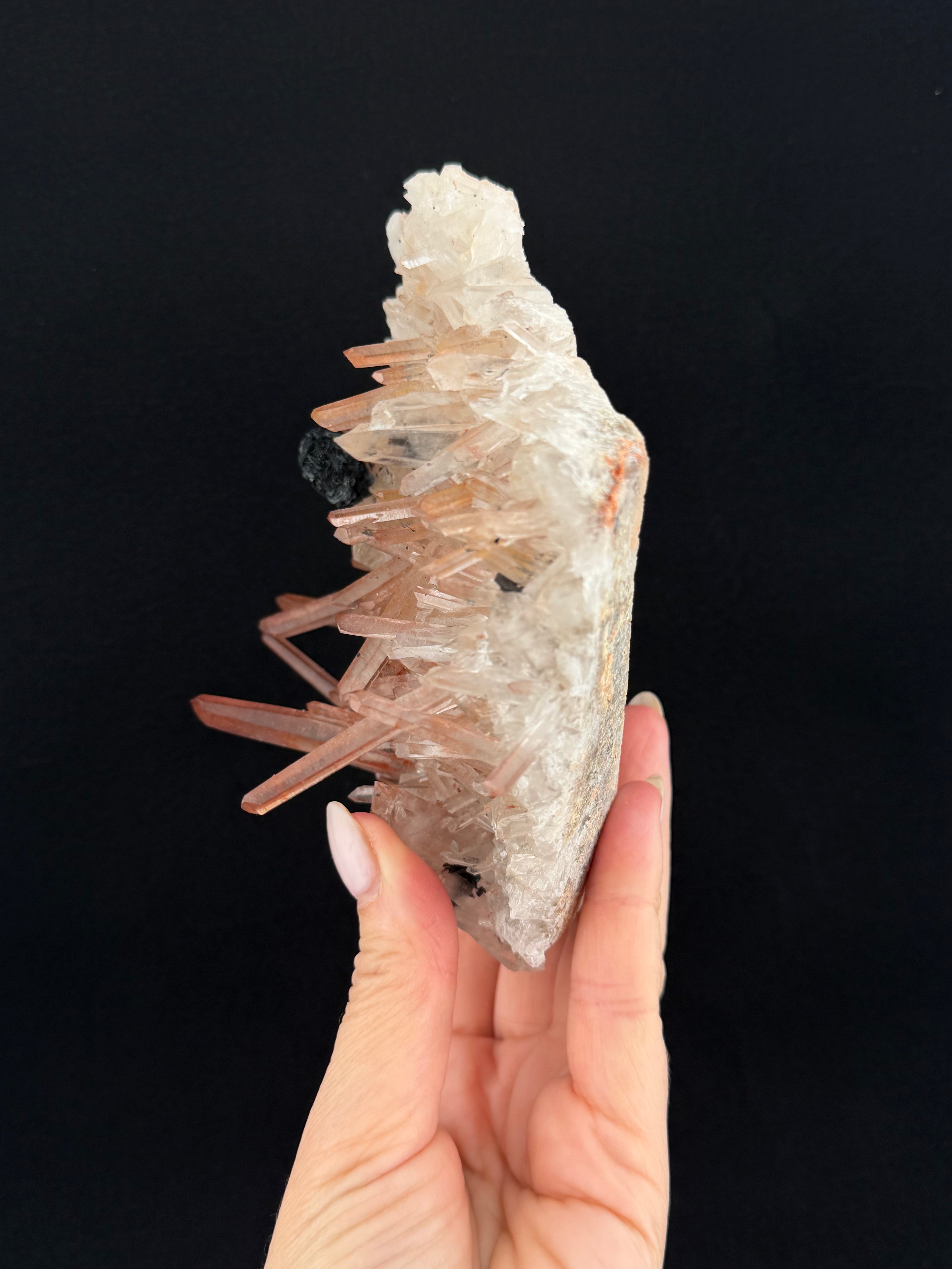Hematite Quartz with Specularite Roses - Huanggang Mine, Inner Mongolia
