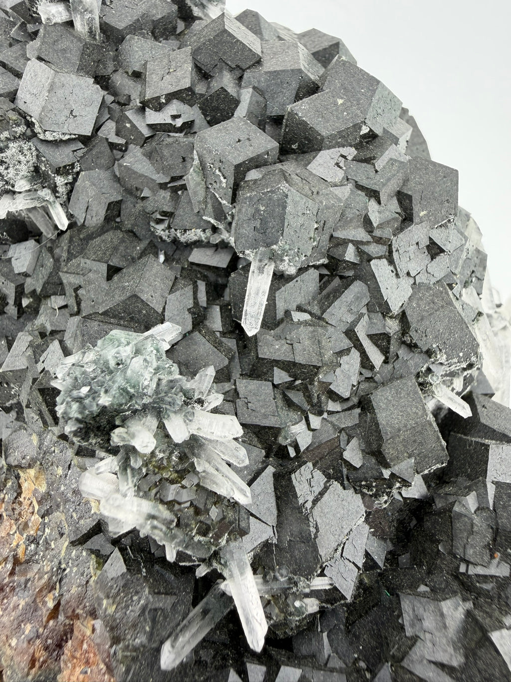 Andradite Garnet, Calcite & Quartz