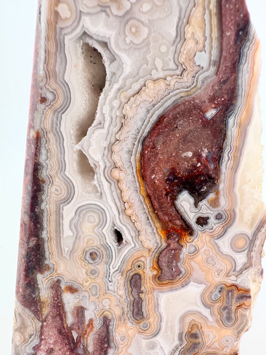 1.7kg Mexico Lace Agate Freeform with Natural Druzy