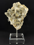 Petal calcite with pyrite and fluorite from Hunan
