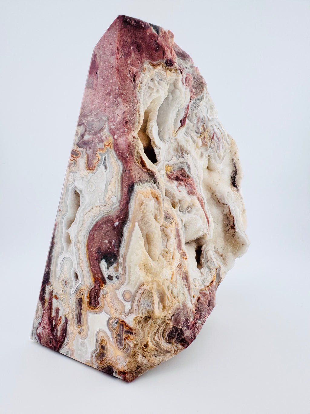 1.7kg Mexico Lace Agate Freeform with Natural Druzy