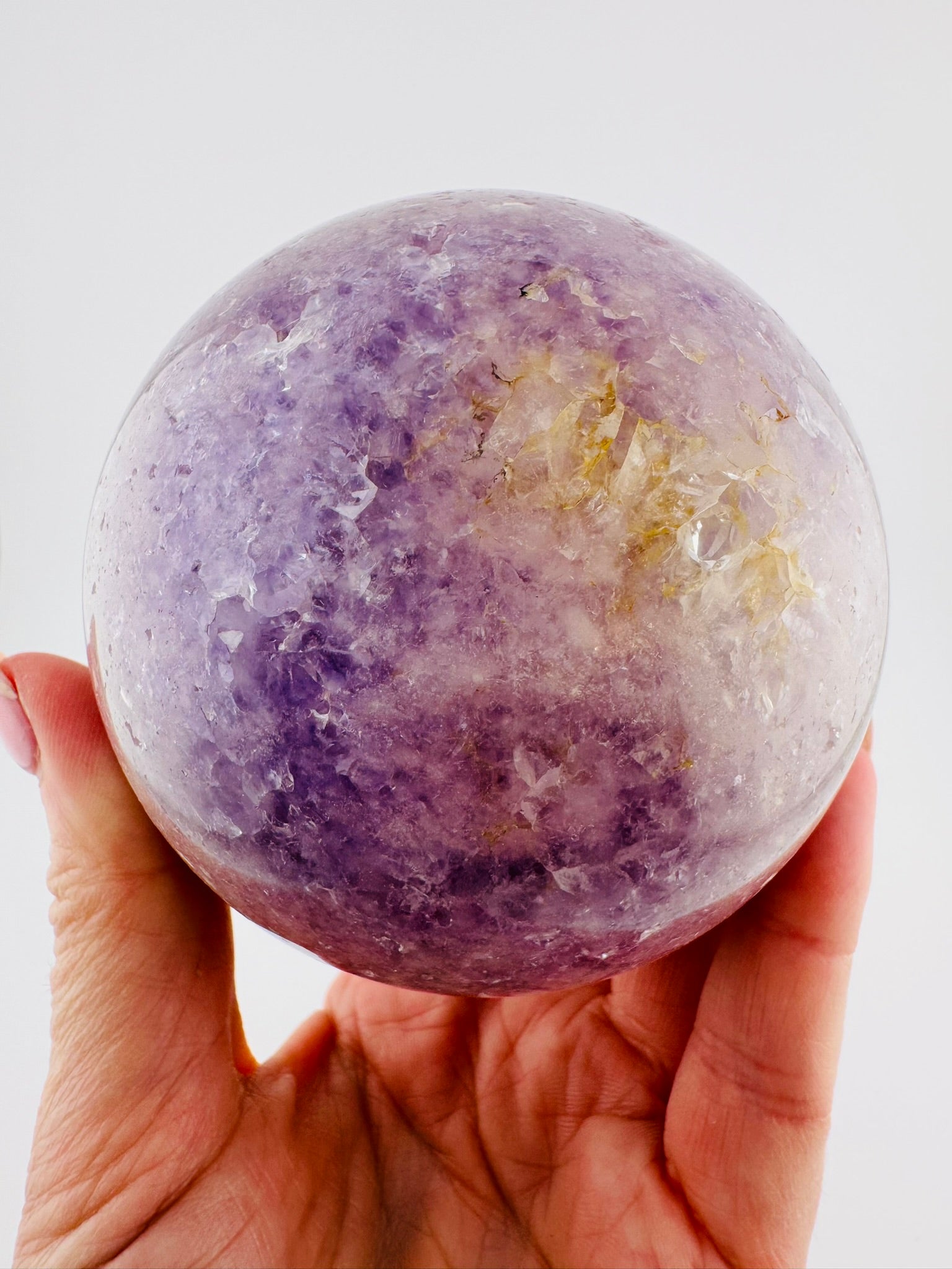Pink Amethyst Sphere