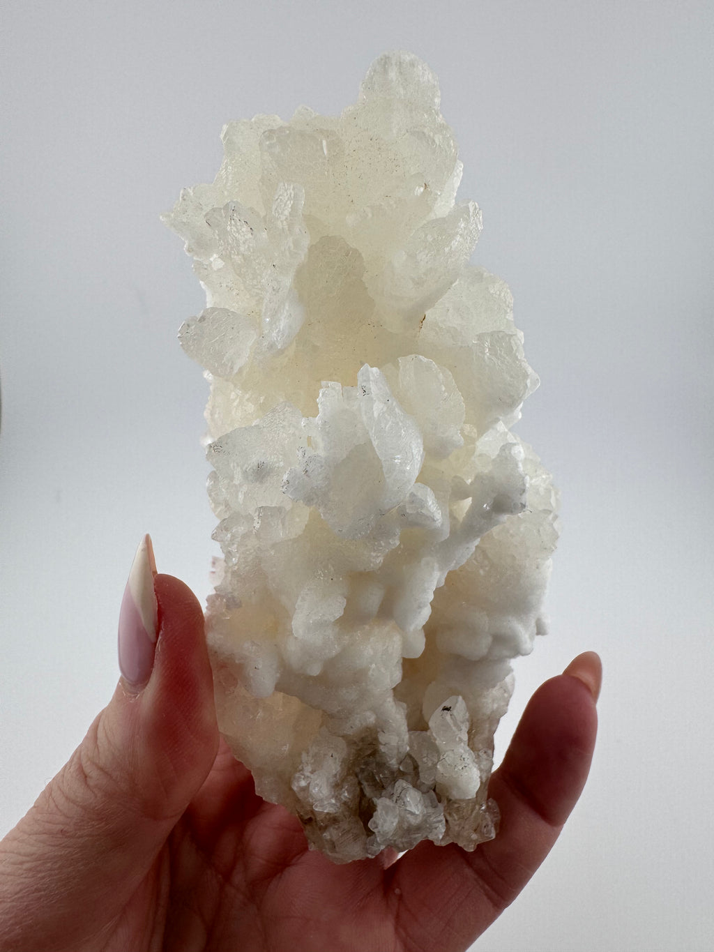 White Hydrozincite Cluster