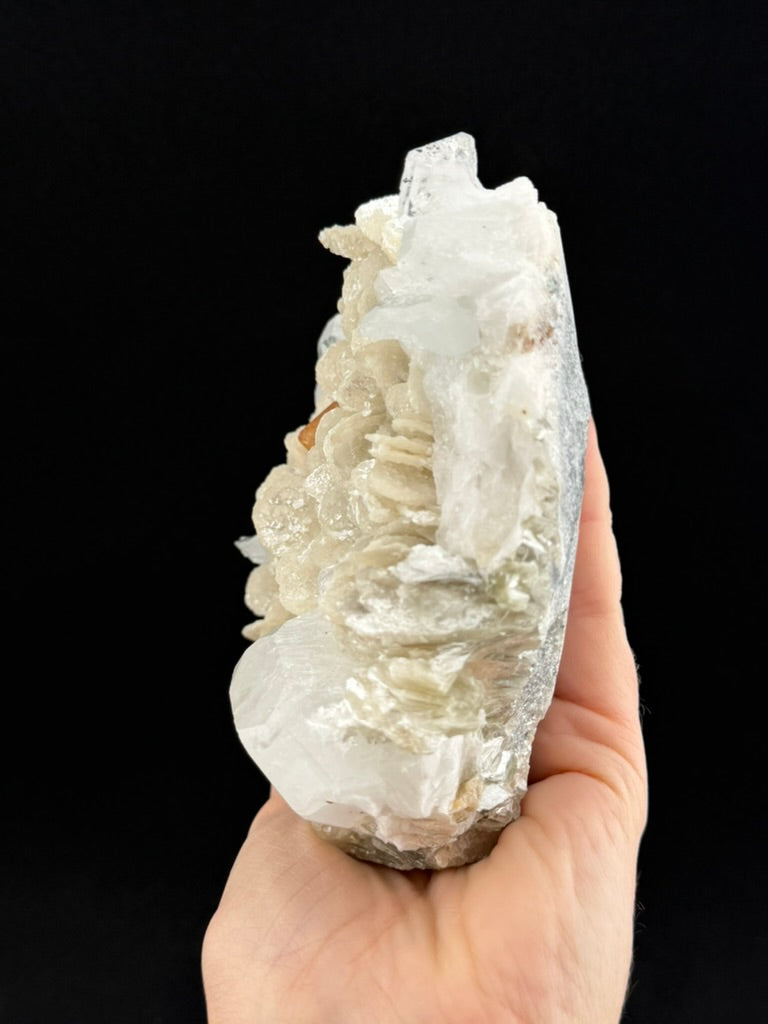 Aquamarine, Scheelite and Muscovite, Sichuan, China