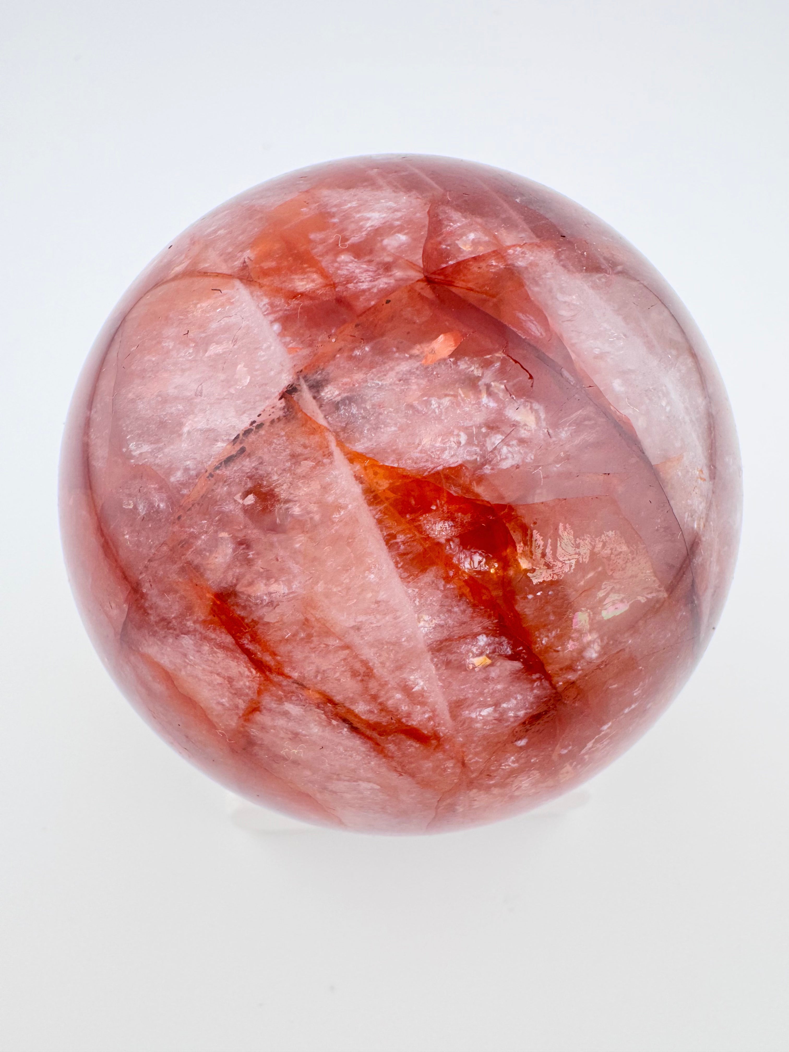 Fire Quartz Sphere
