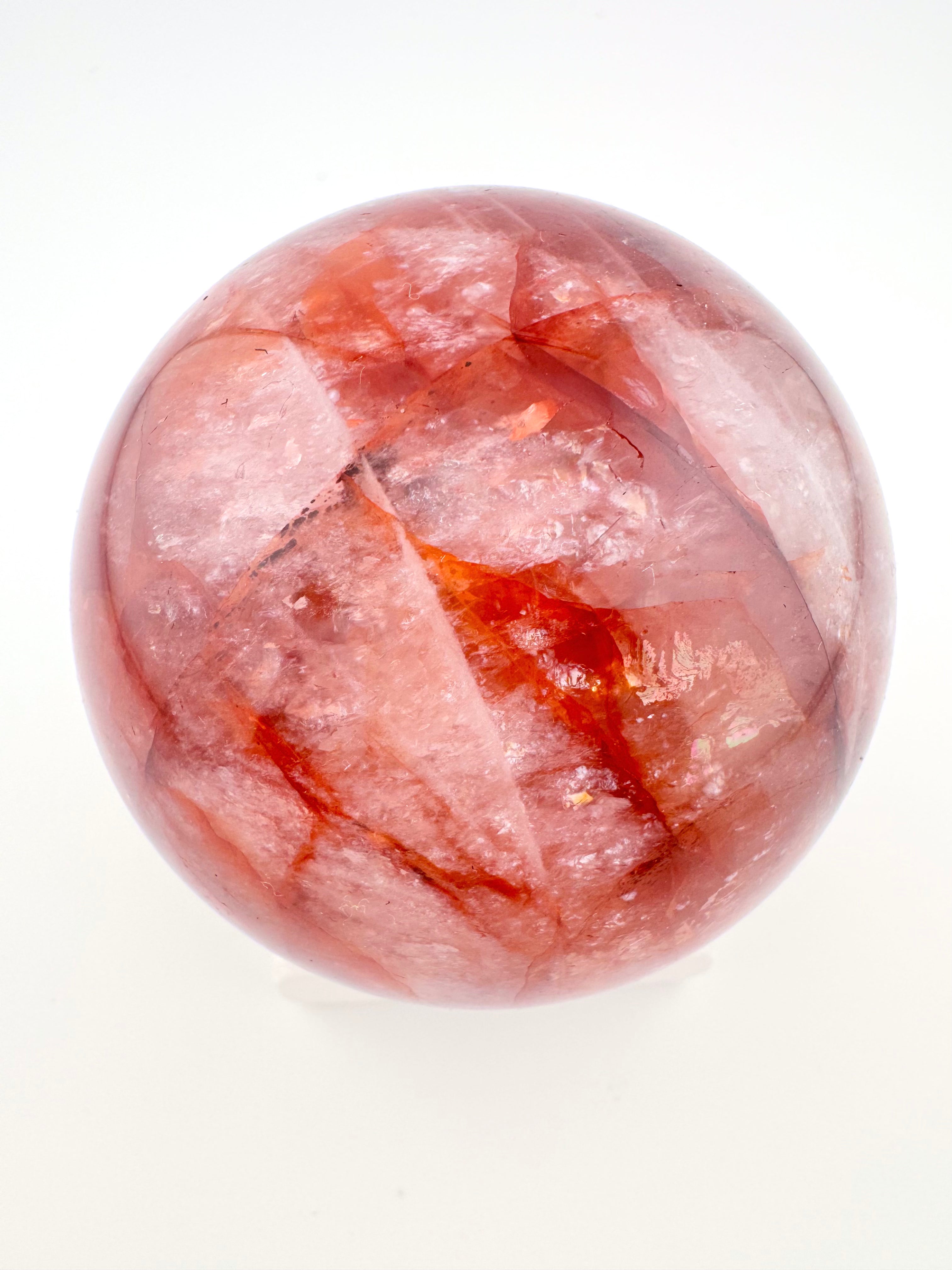 Fire Quartz Sphere
