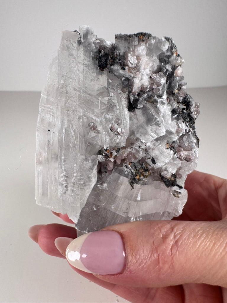 Selenite and Dog Tooth Calcite