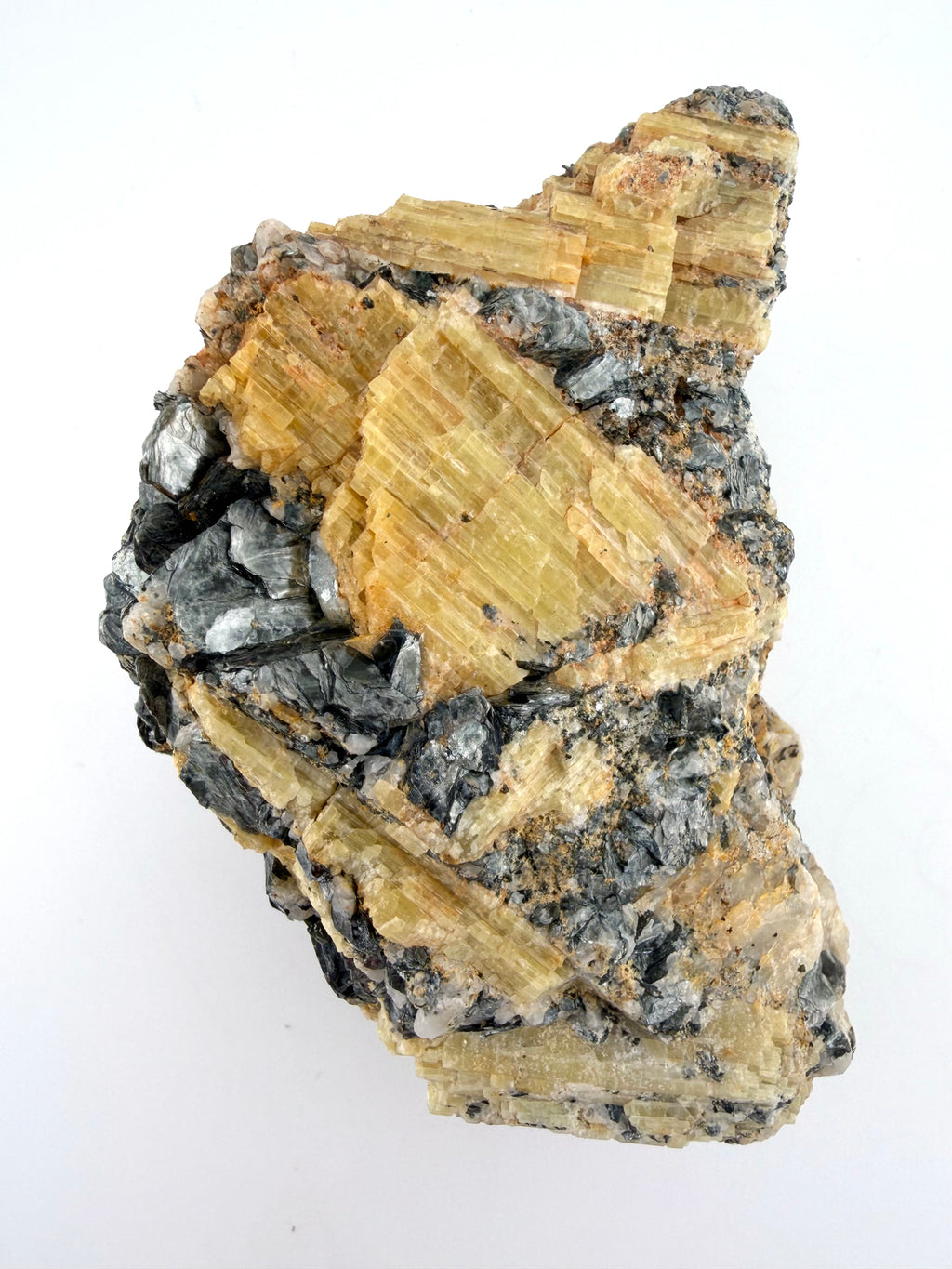 Yellow Tourmaline, Quartz and Mica