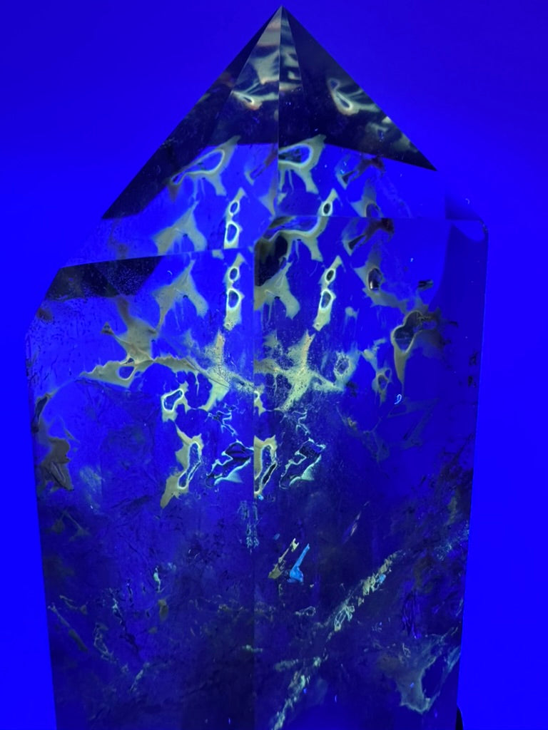 Ultra Rare Enhydro Petroleum Quartz