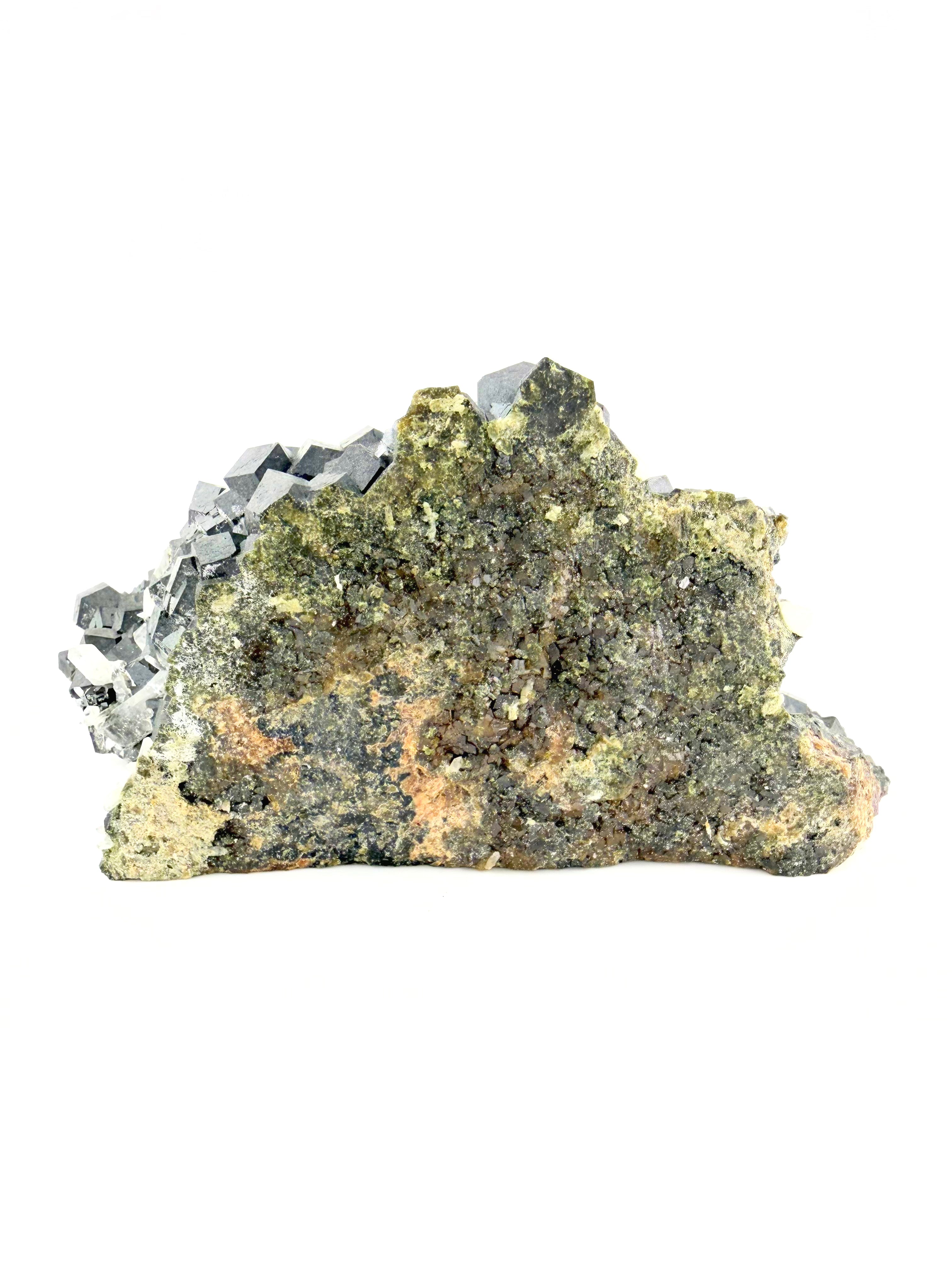 Andradite Garnet, Calcite & Quartz
