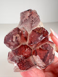 Hematite-Stained Quartz Cluster