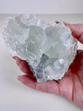 Green Fluorite and Benz Calcite from Fujian