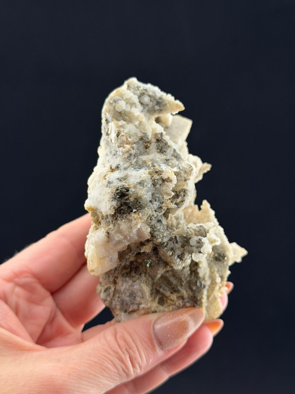 Calcite with Chalcopyrite, Madan Ore Field, Bulgaria