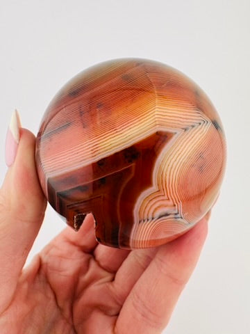 Sardonyx Druzy Sphere