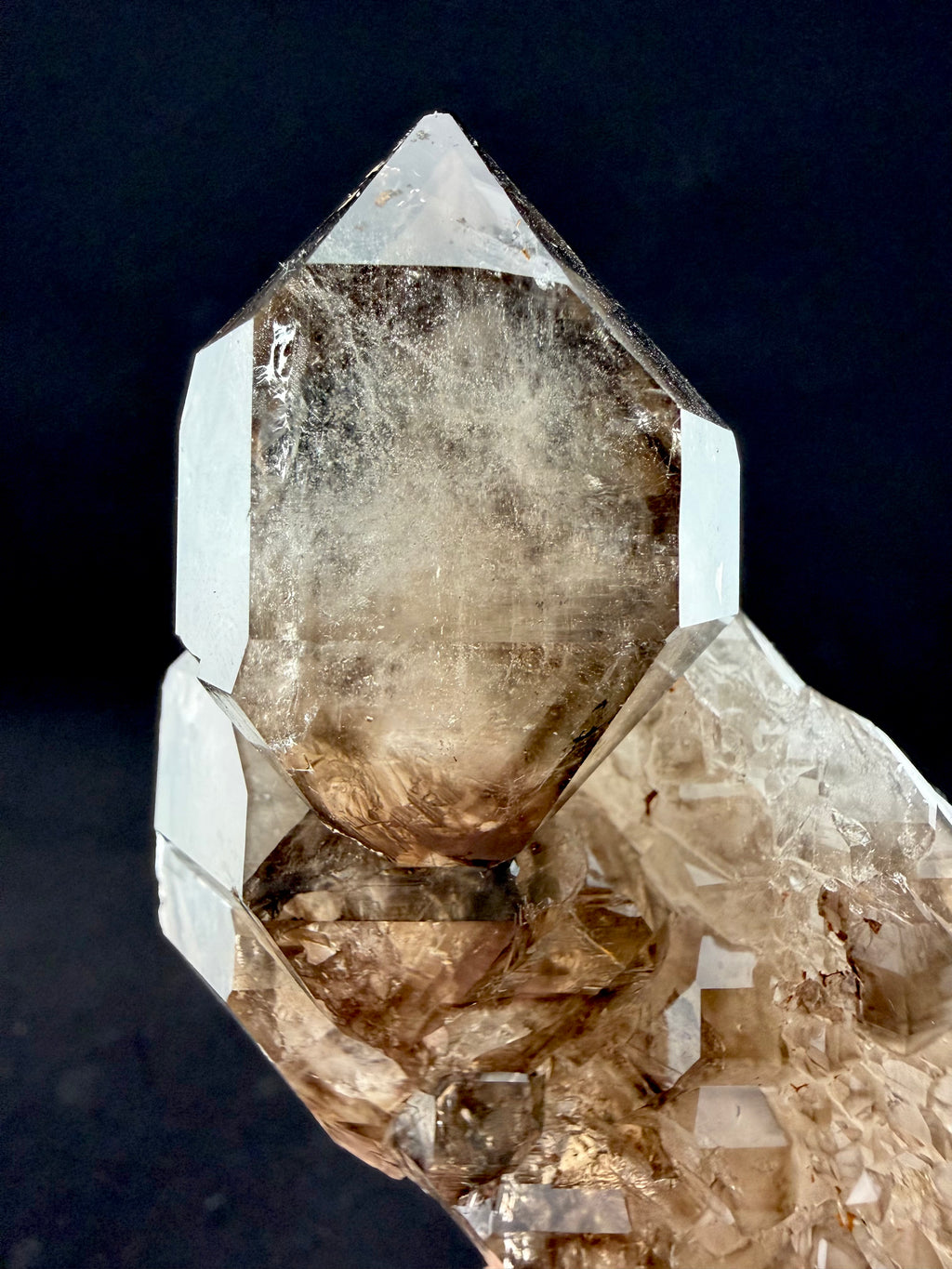Smoky Elestial Quartz, Minas Gerais, Brazil