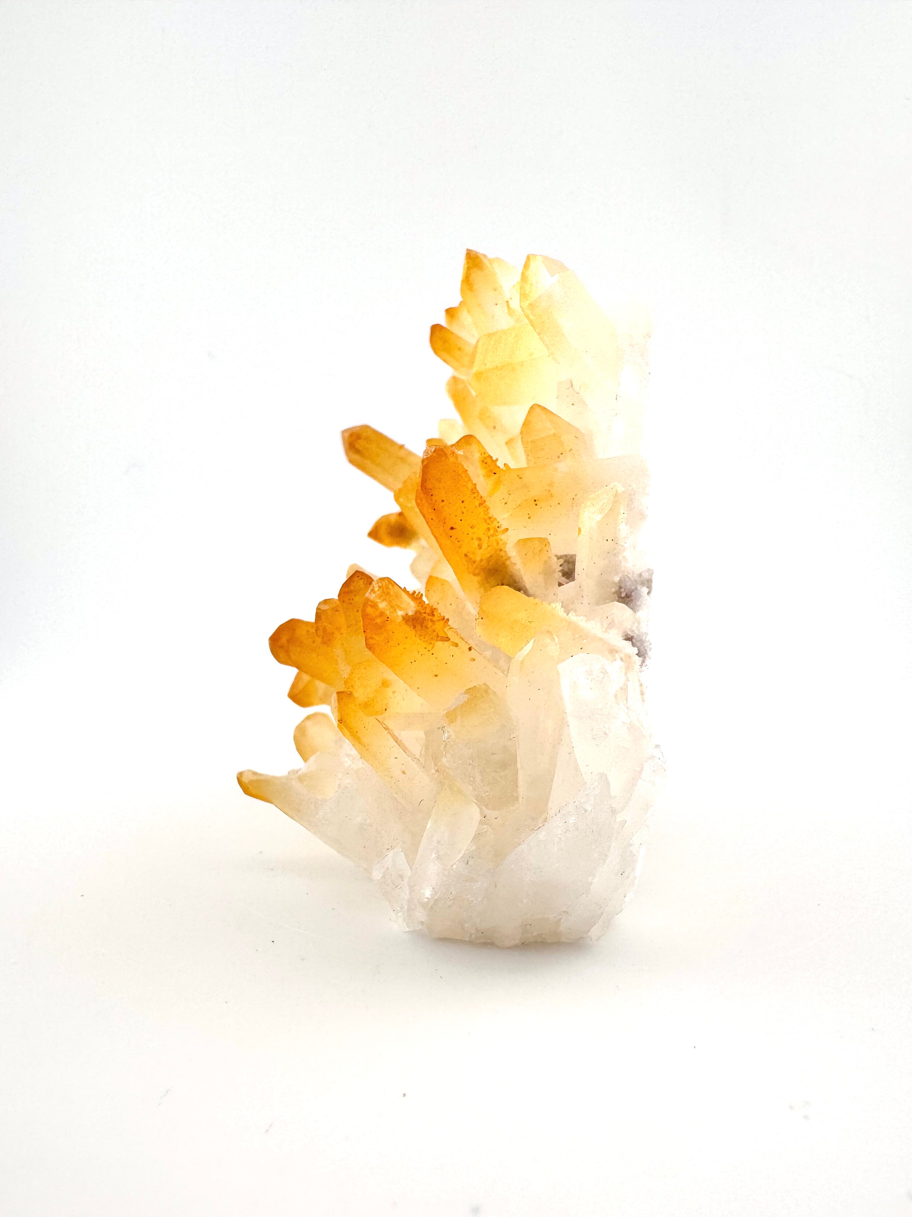 Mango Quartz Cluster