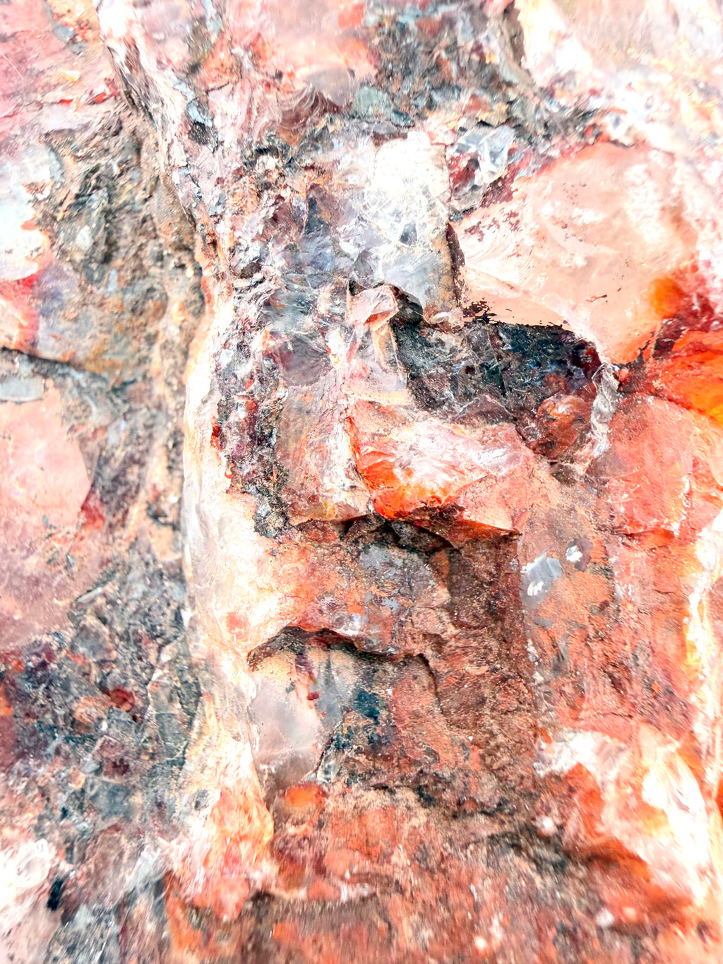 Raw Fire Quartz