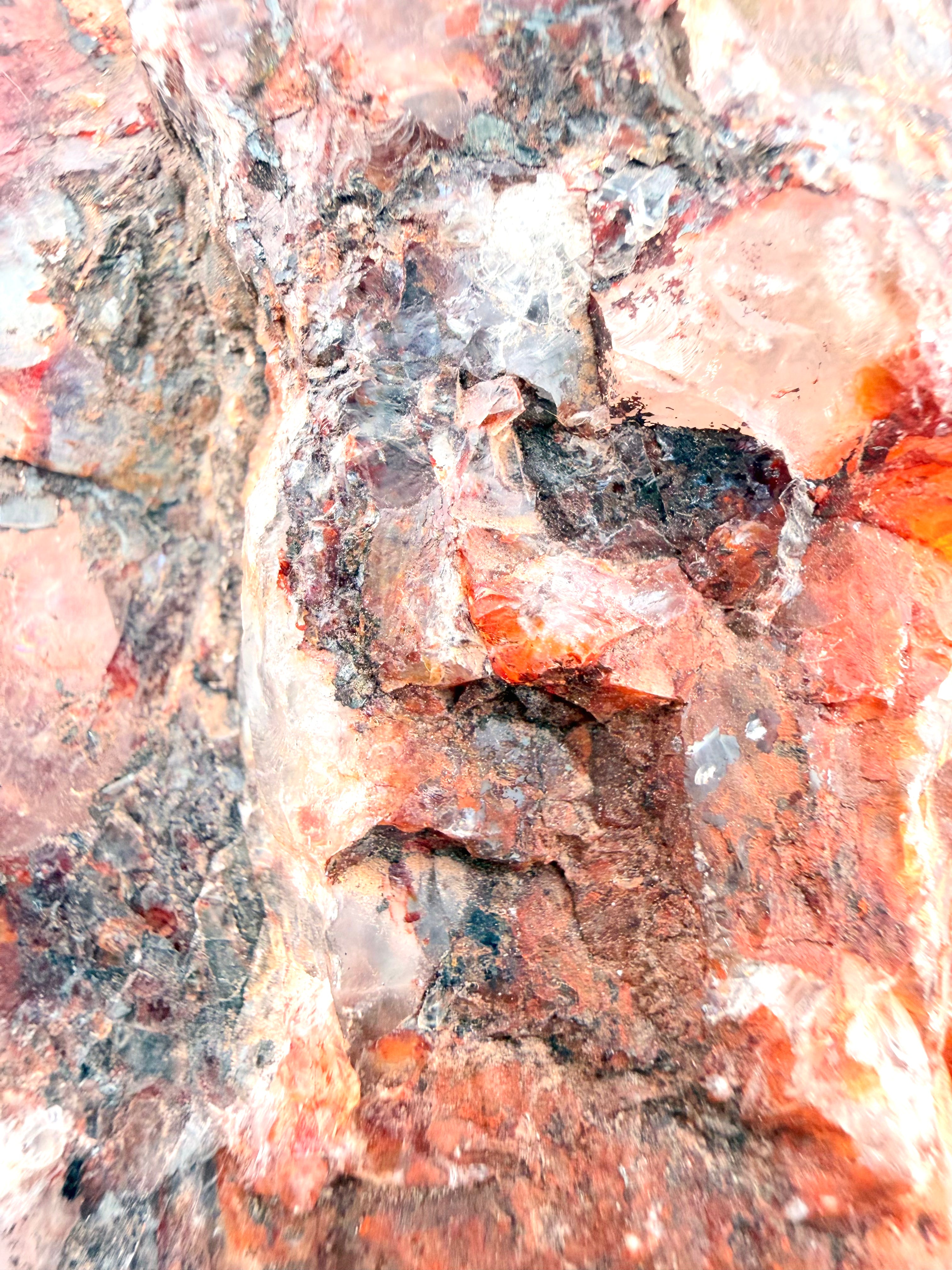 Raw Fire Quartz