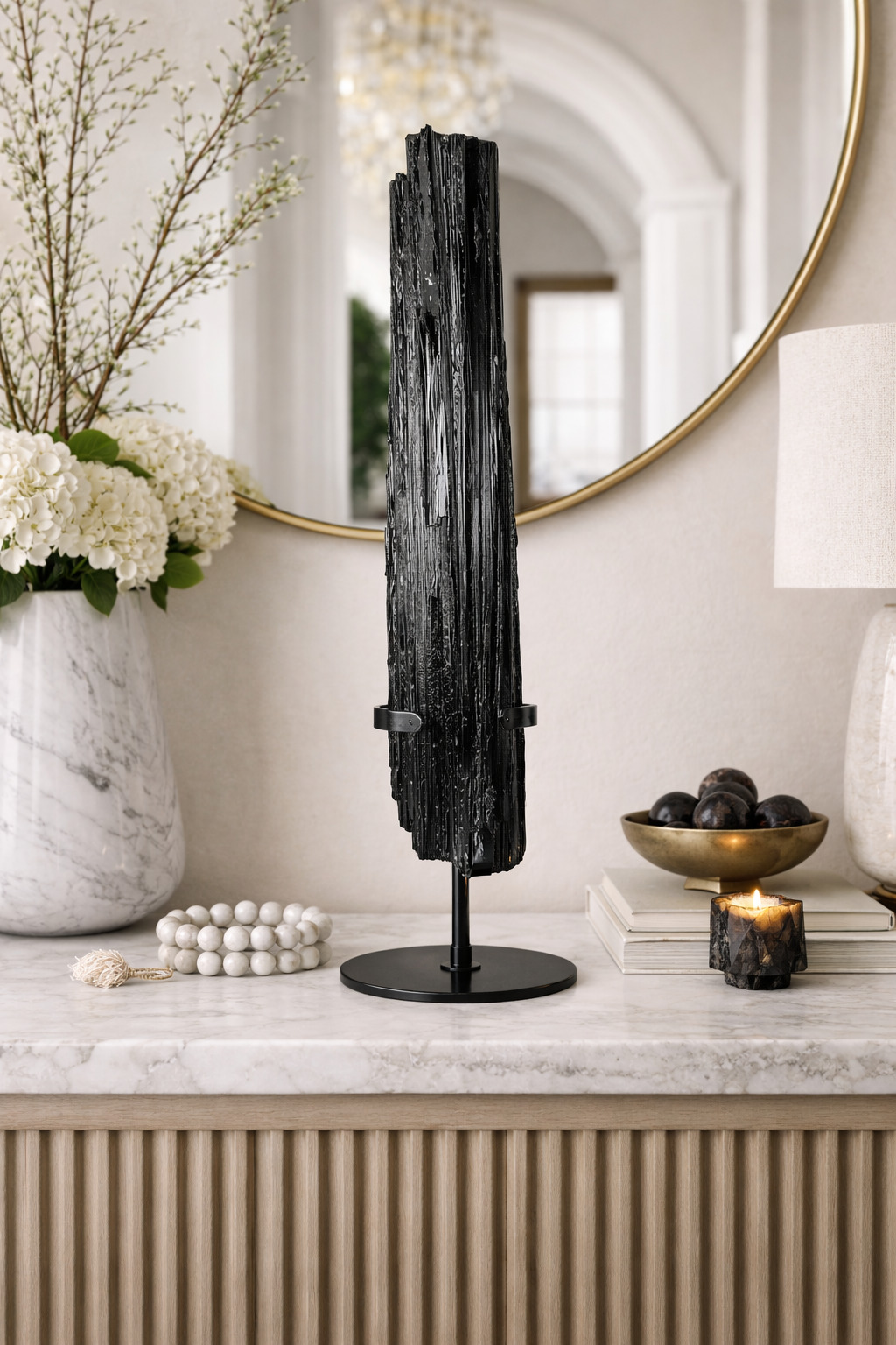 Black Tourmaline Column