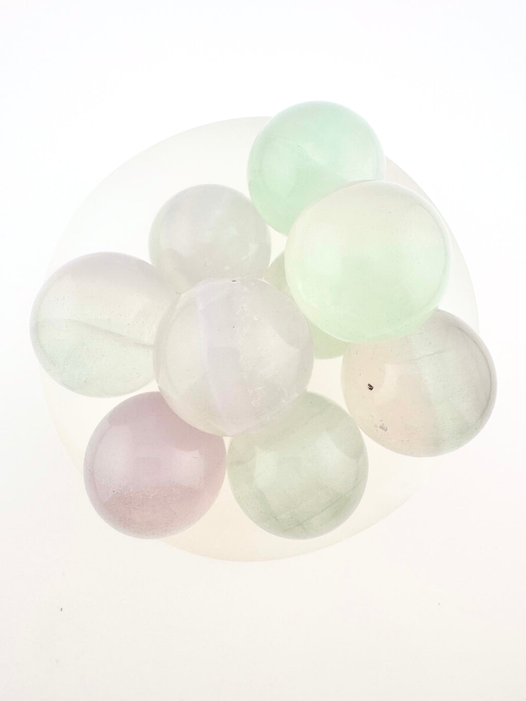 Pastel Fluorite Mini Spheres