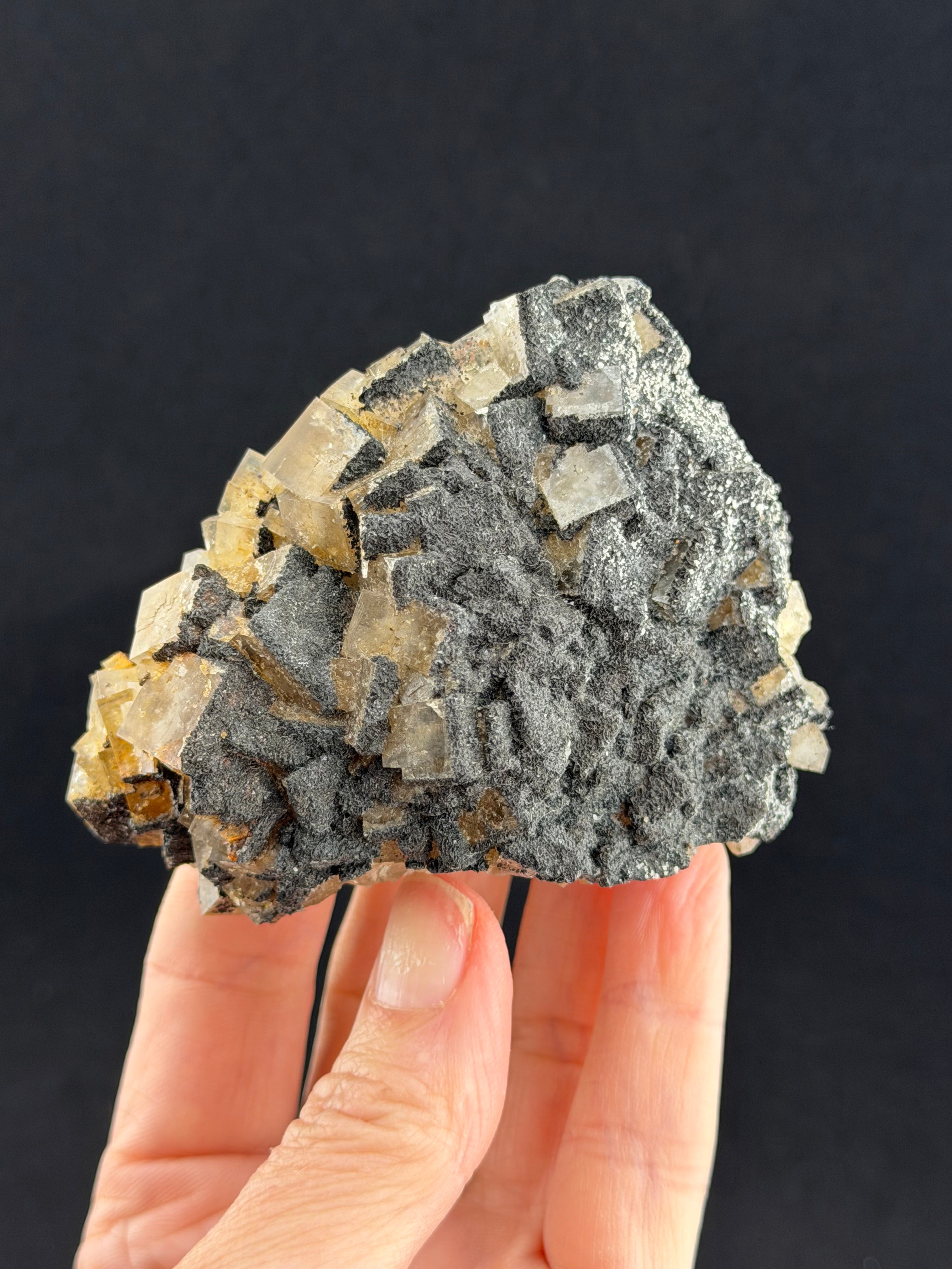 Fluorite & Black Siderite, Cumbria, England