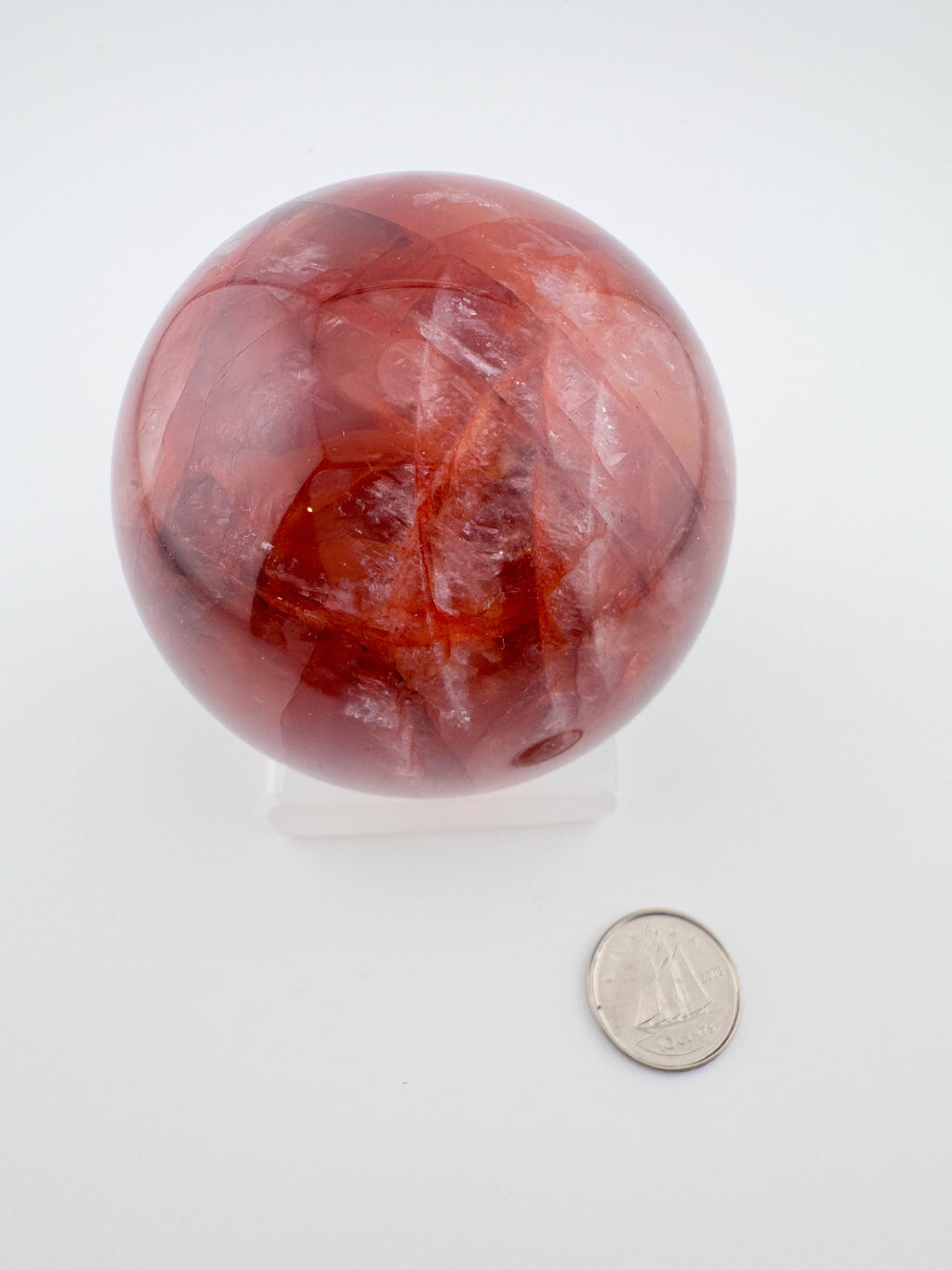 Fire Quartz Sphere