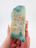Raw Green Cherry Blossom Agate