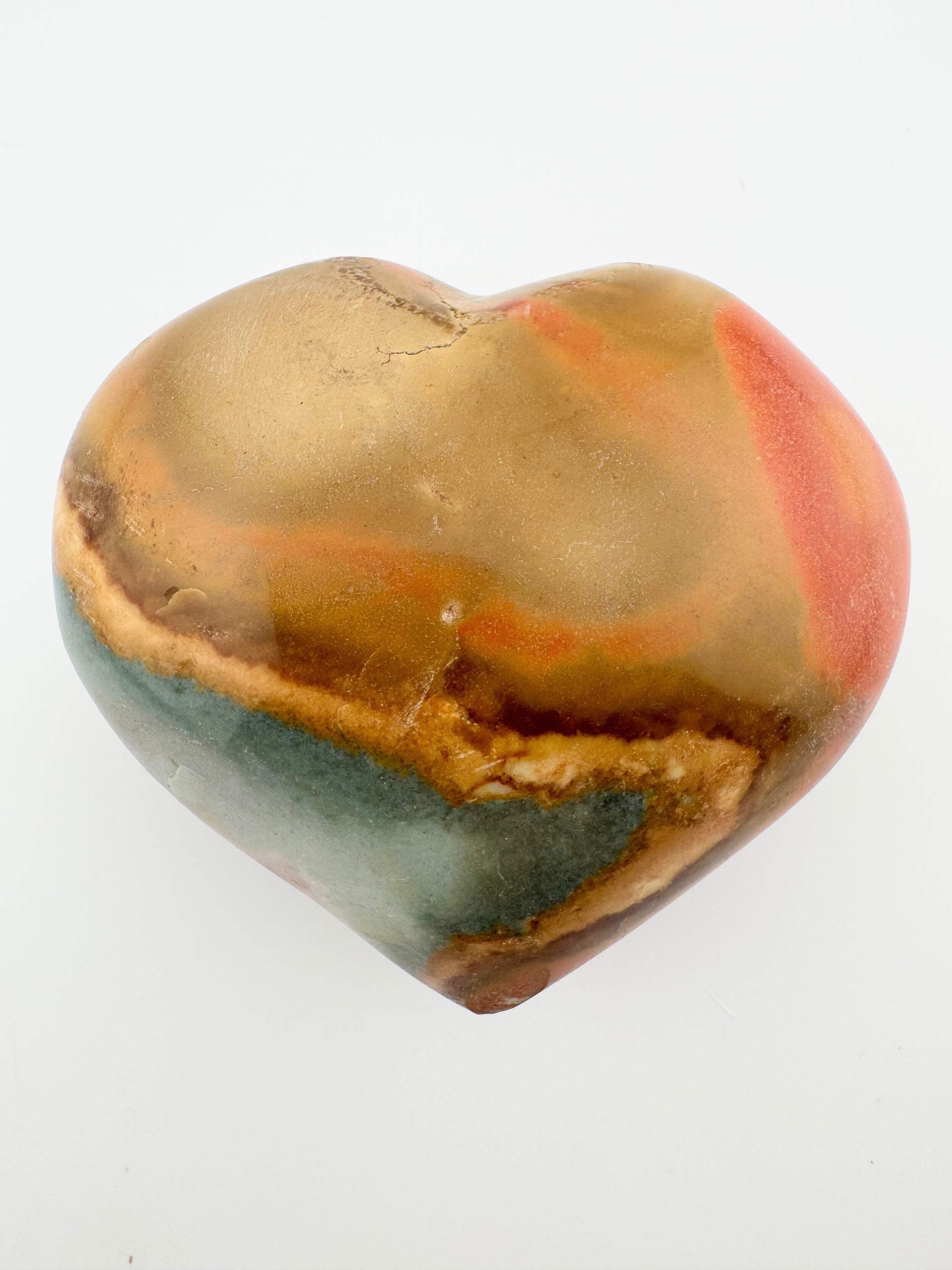 Polychrome Jasper Heart