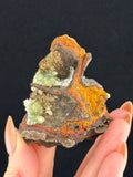 Adamite & Calcite on Limonite, Durango, Mexico