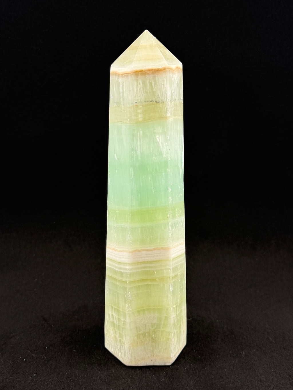 Pistachio Calcite Obelisk