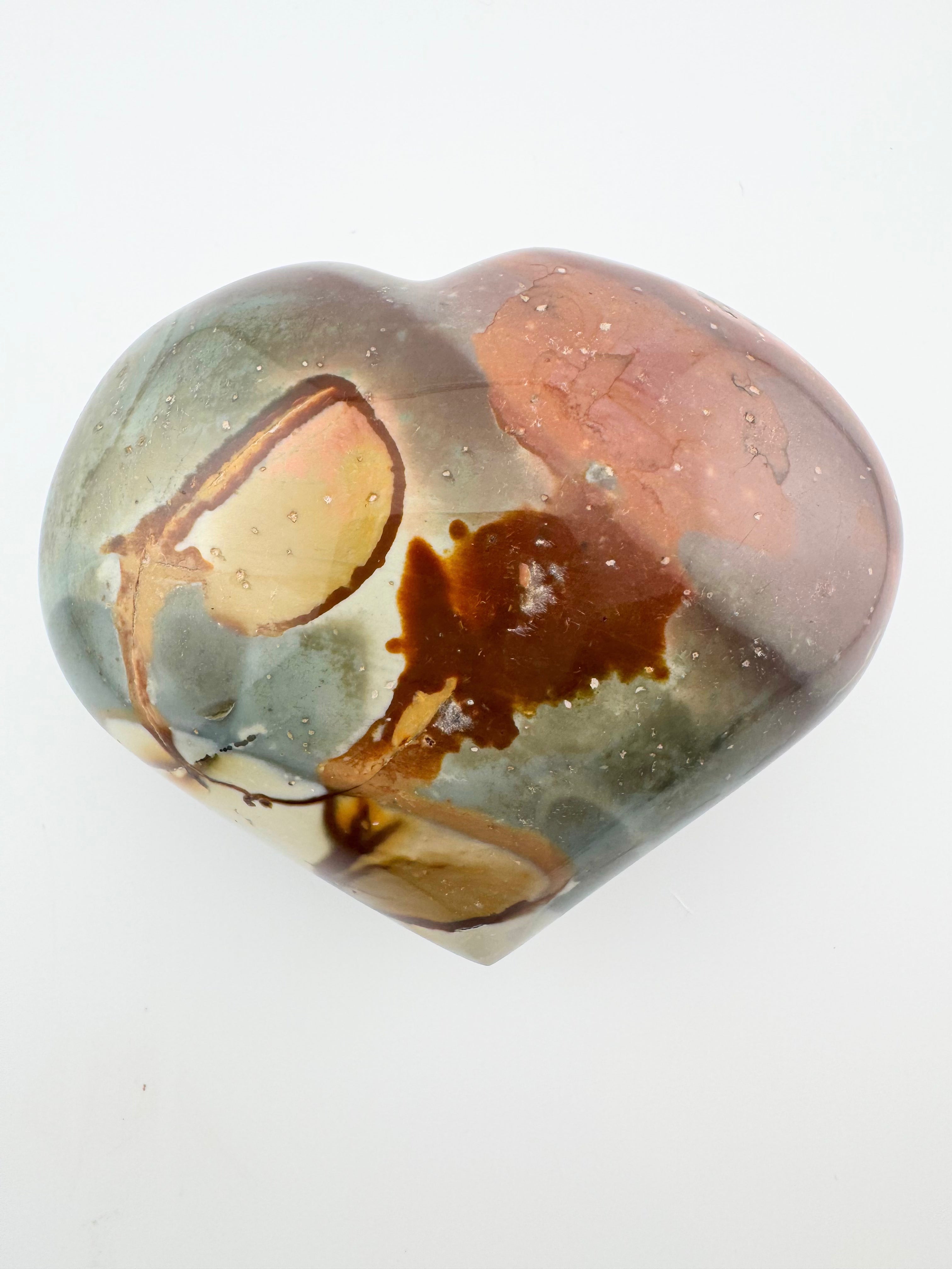 Polychrome Jasper Heart