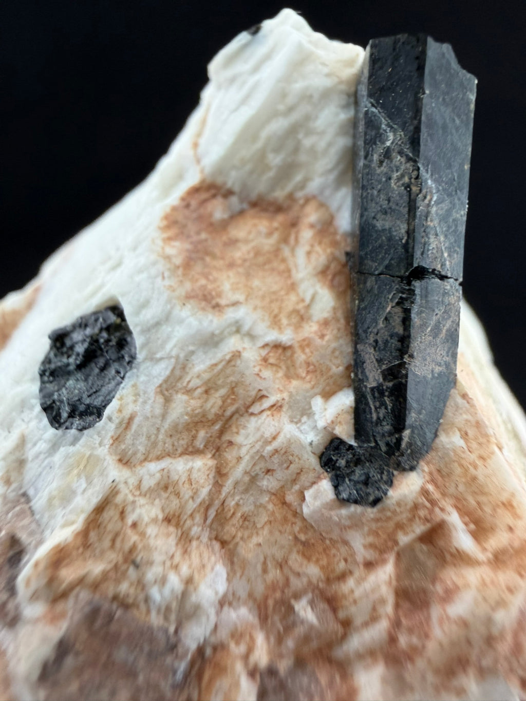 Black Tourmaline, Feldspar, Nova Scotia, Canada