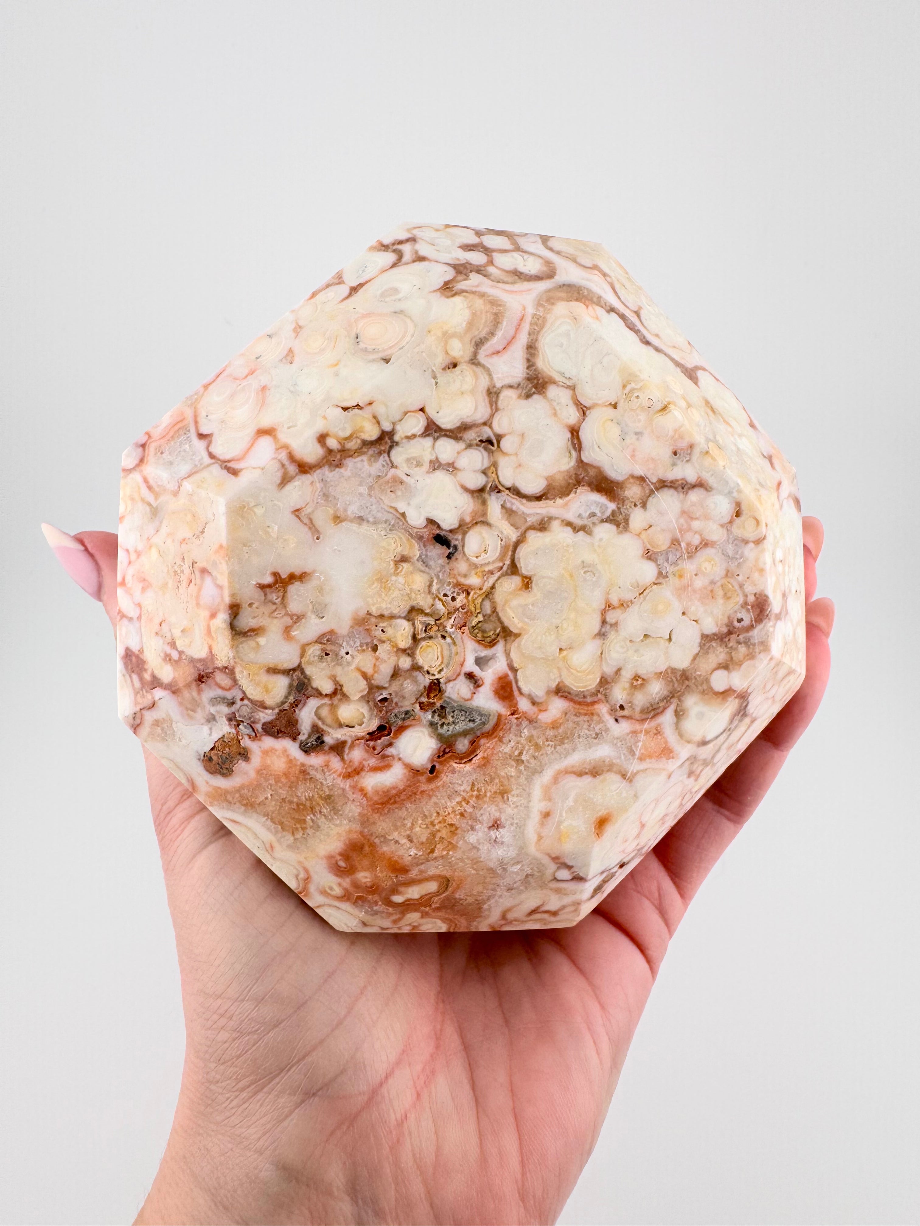 1.5kg Chocolate Calcite Diamond