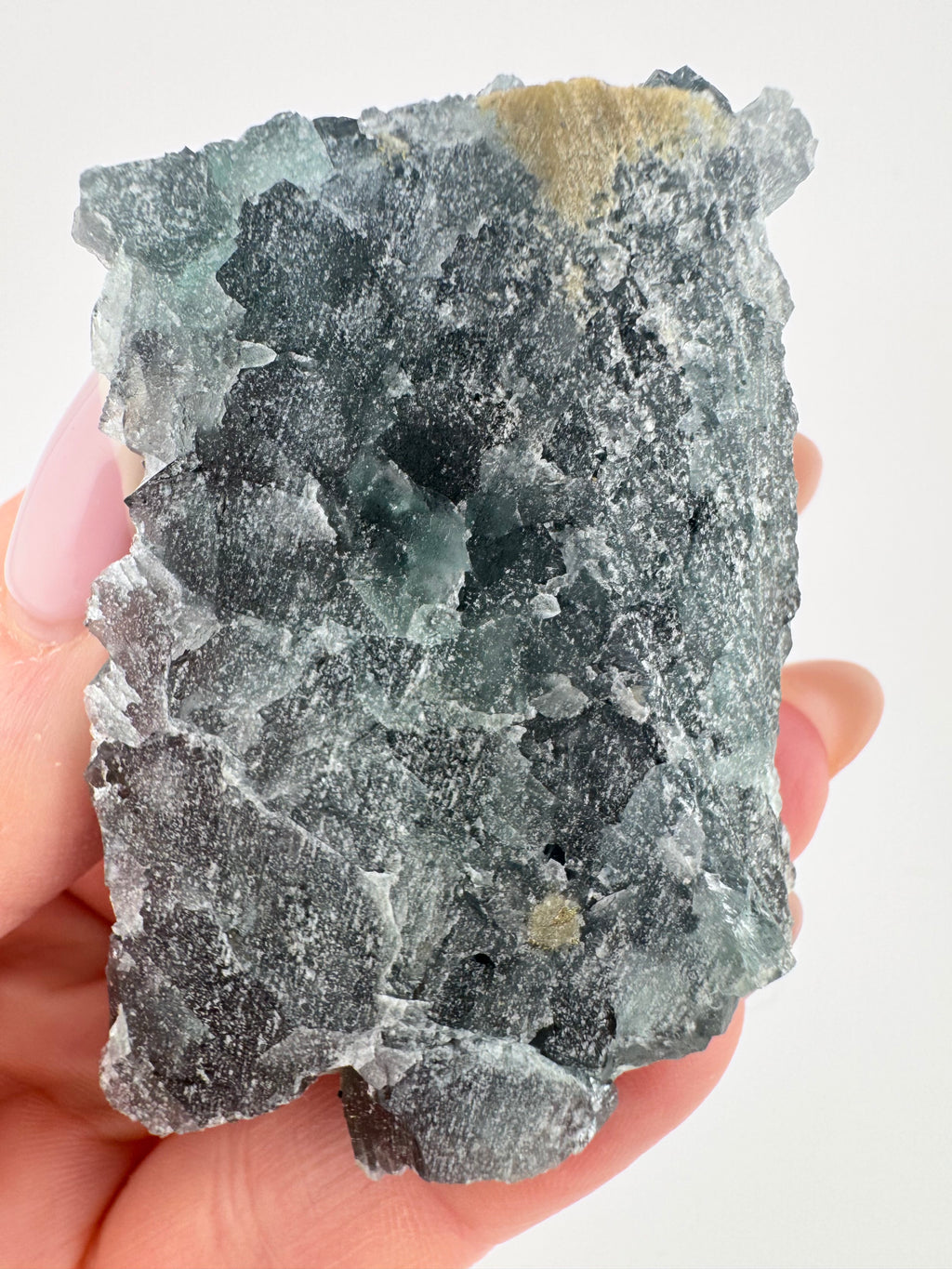 Golden Rutile Fluorite with Pyrite from Inner Mongolia