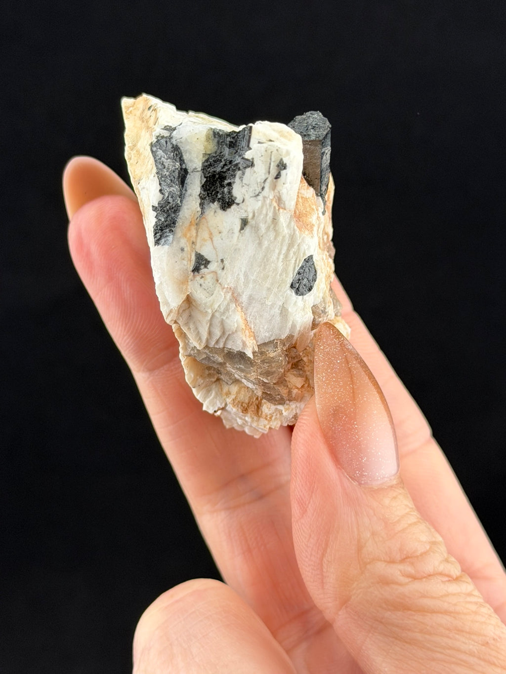 Black Tourmaline, Feldspar, Nova Scotia, Canada