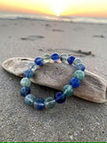 Blue and Green Fluorite Bracelet