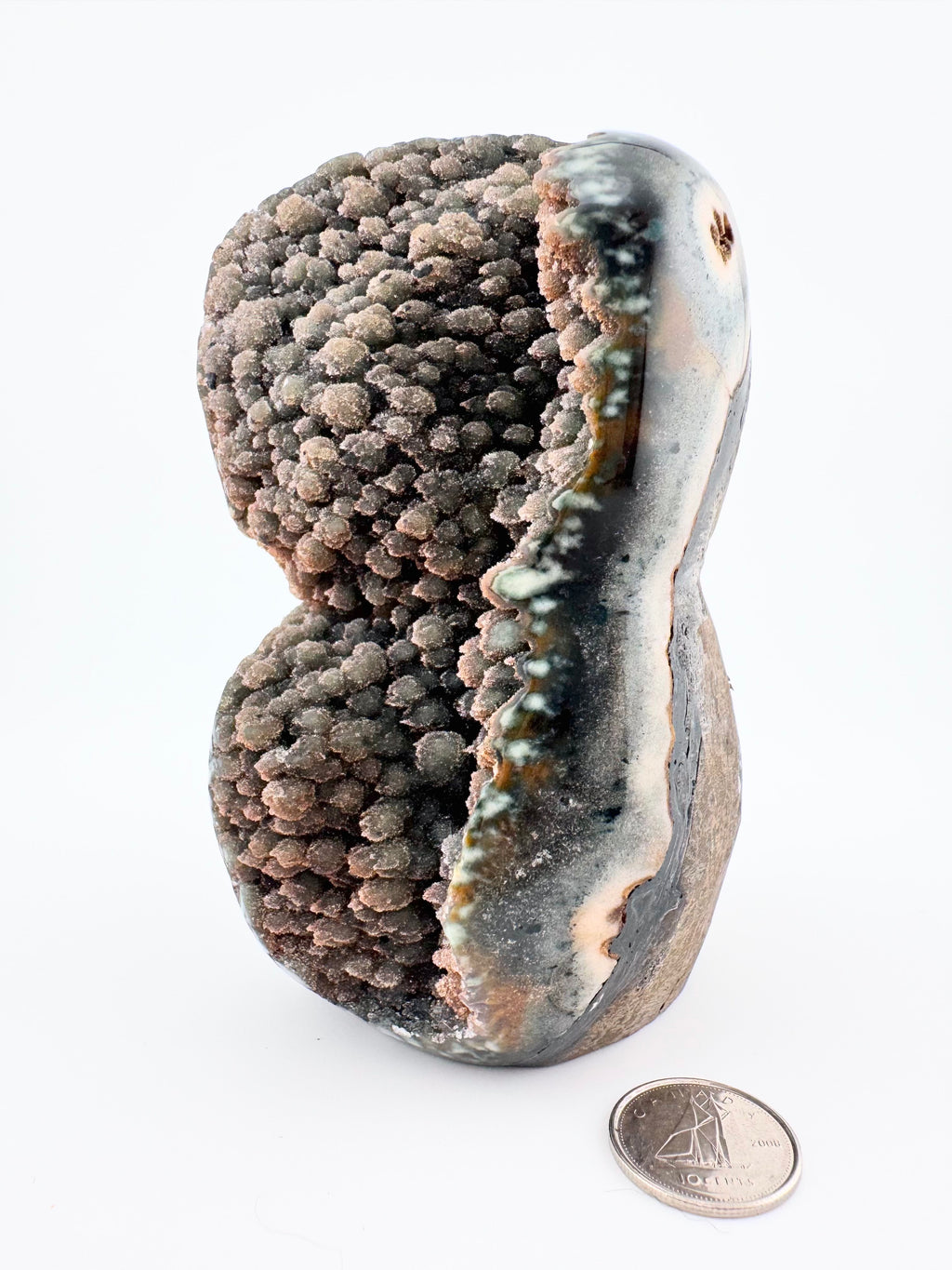 Green and Red Amethyst from Brazil