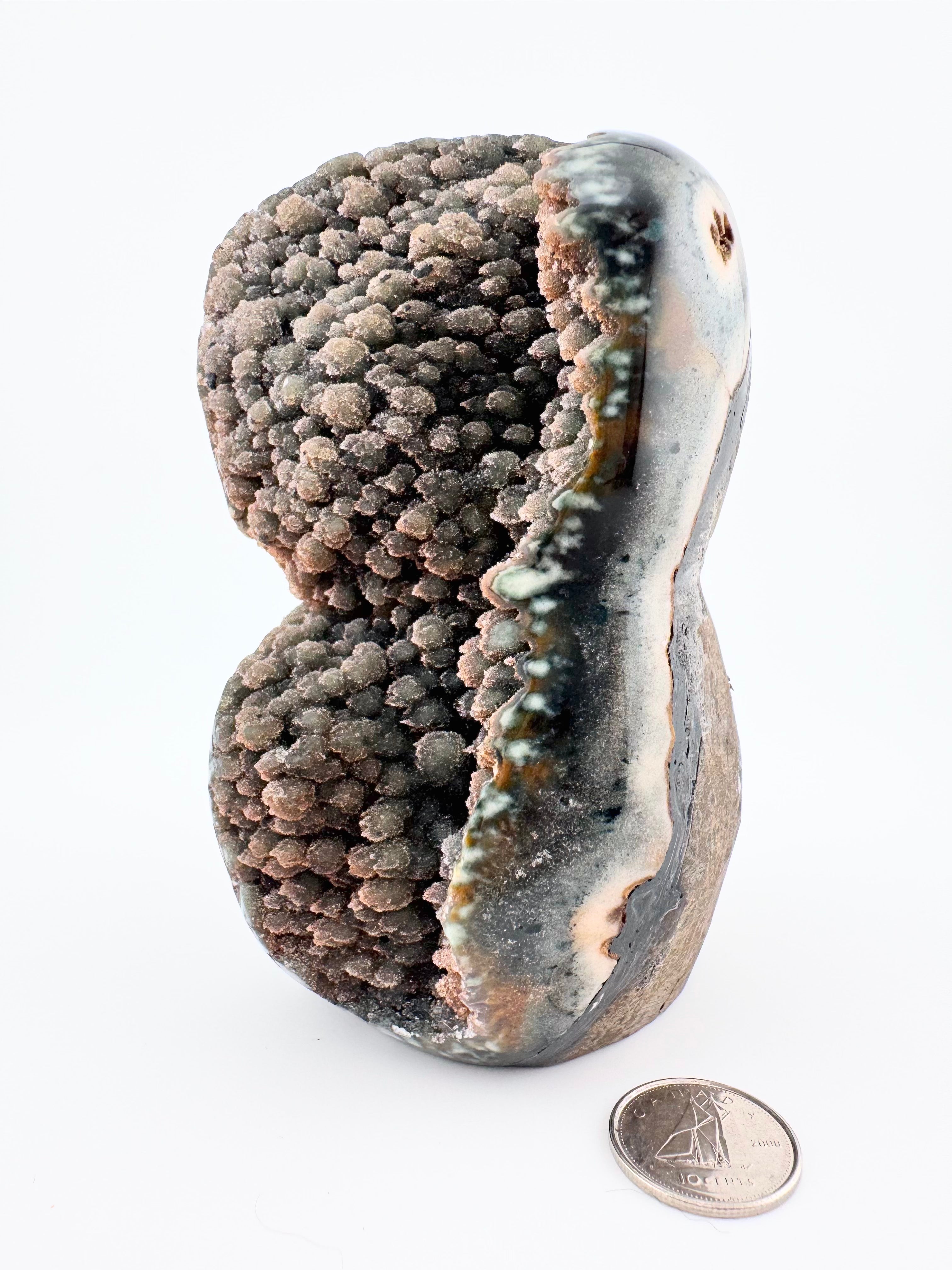 Green and Red Amethyst from Brazil