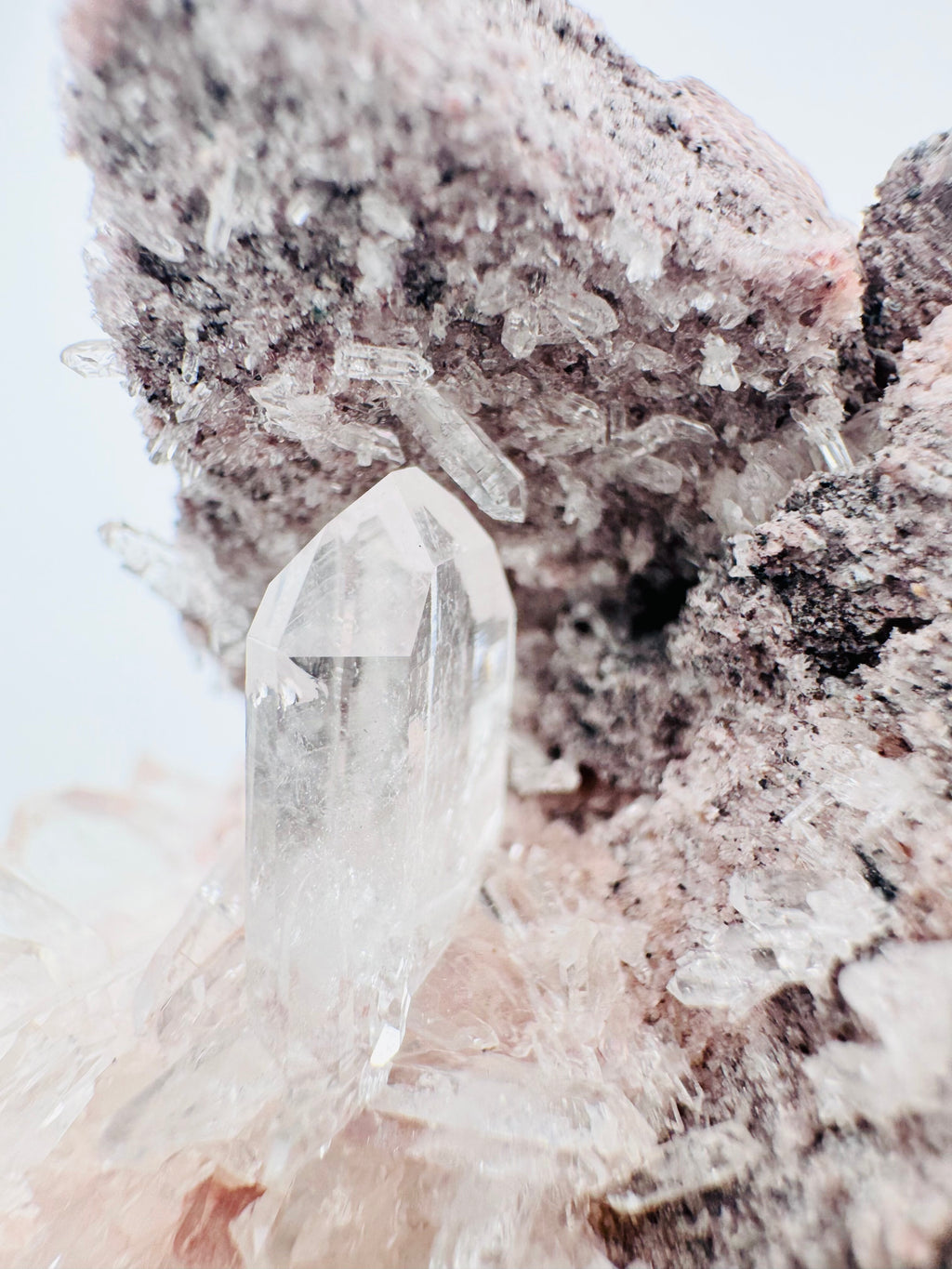 Pink Lemurian Cluster