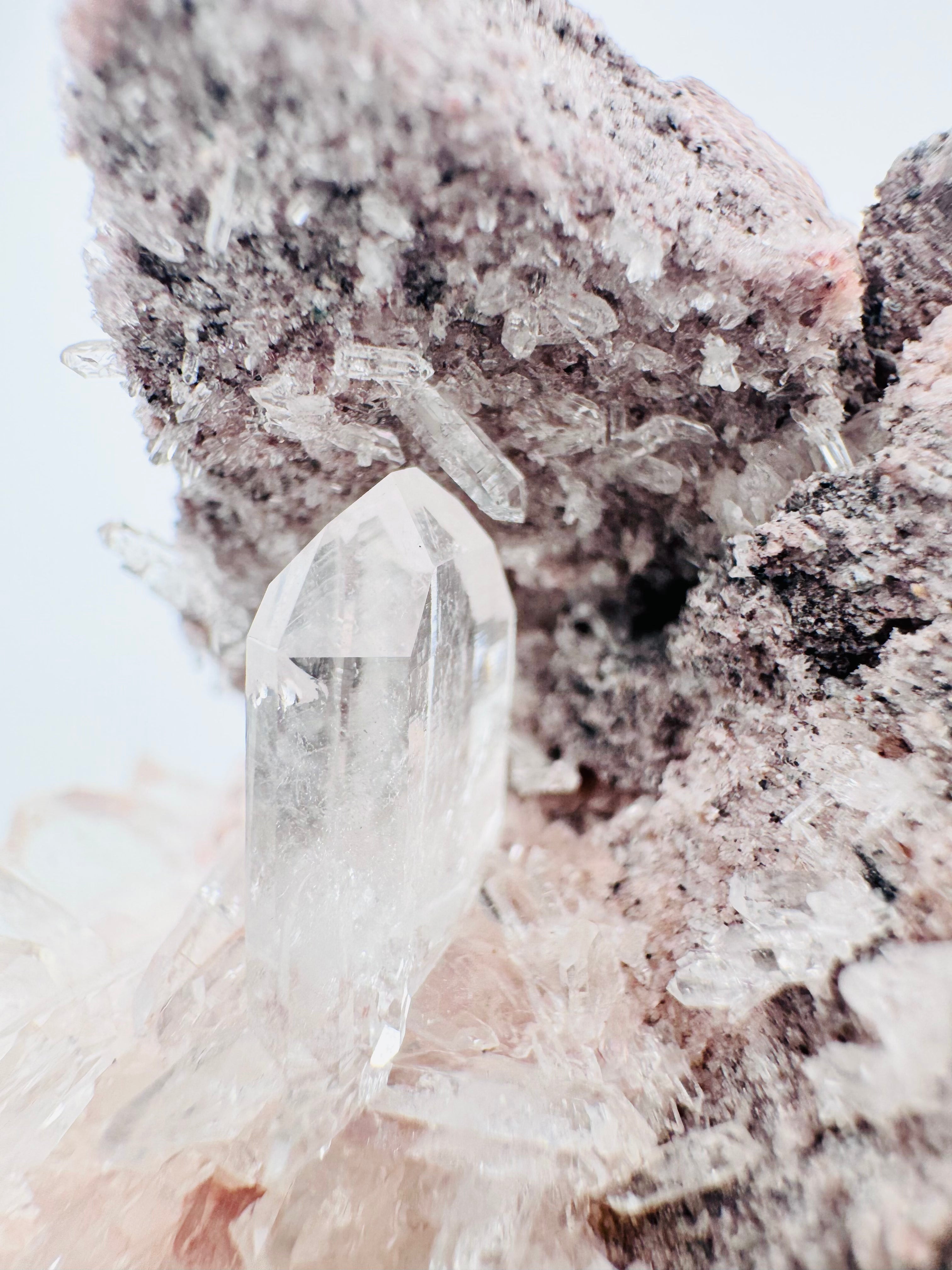 Pink Lemurian Cluster