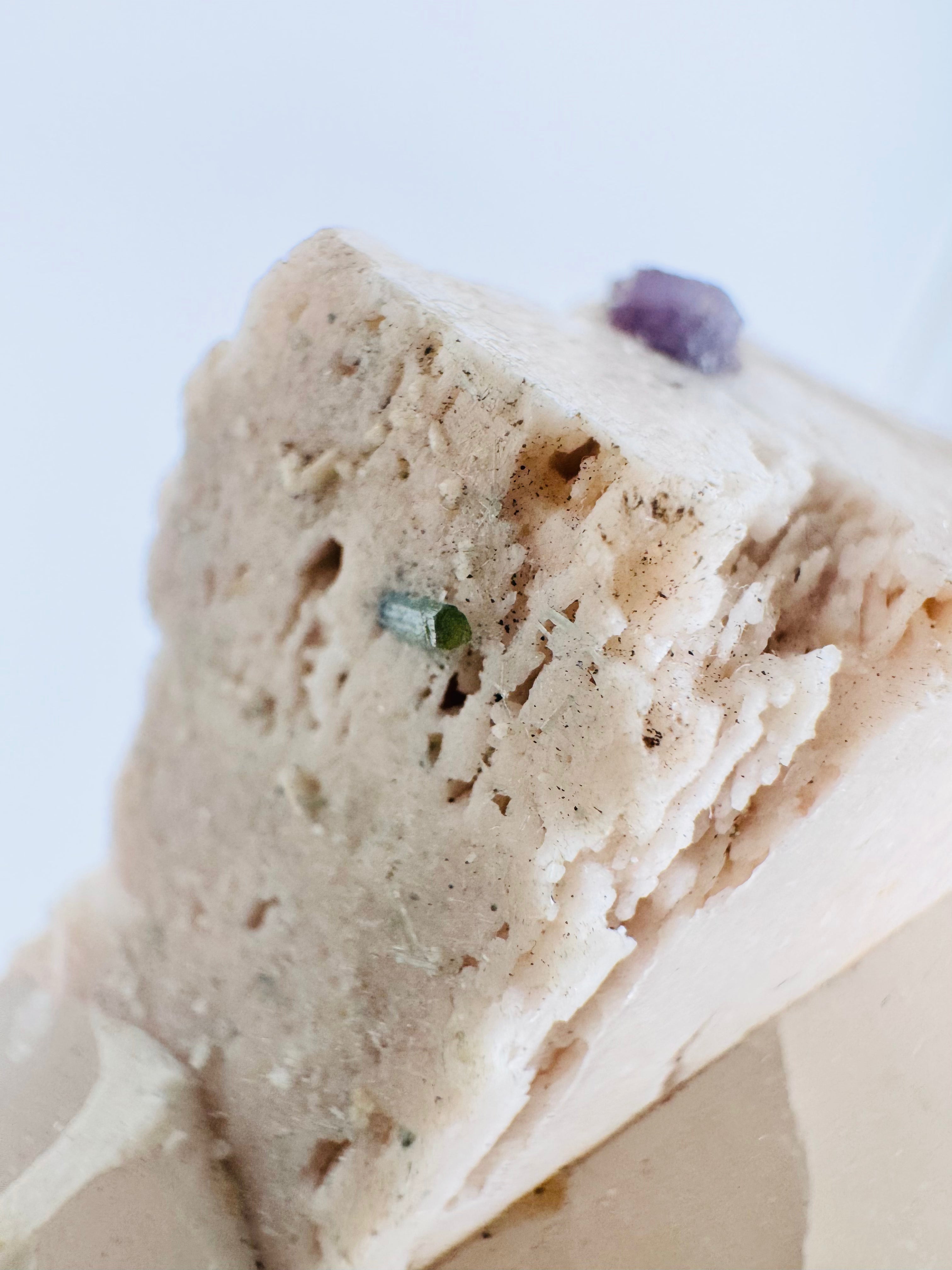 Watermelon Tourmaline in Lepidolite & Quartz Matrix