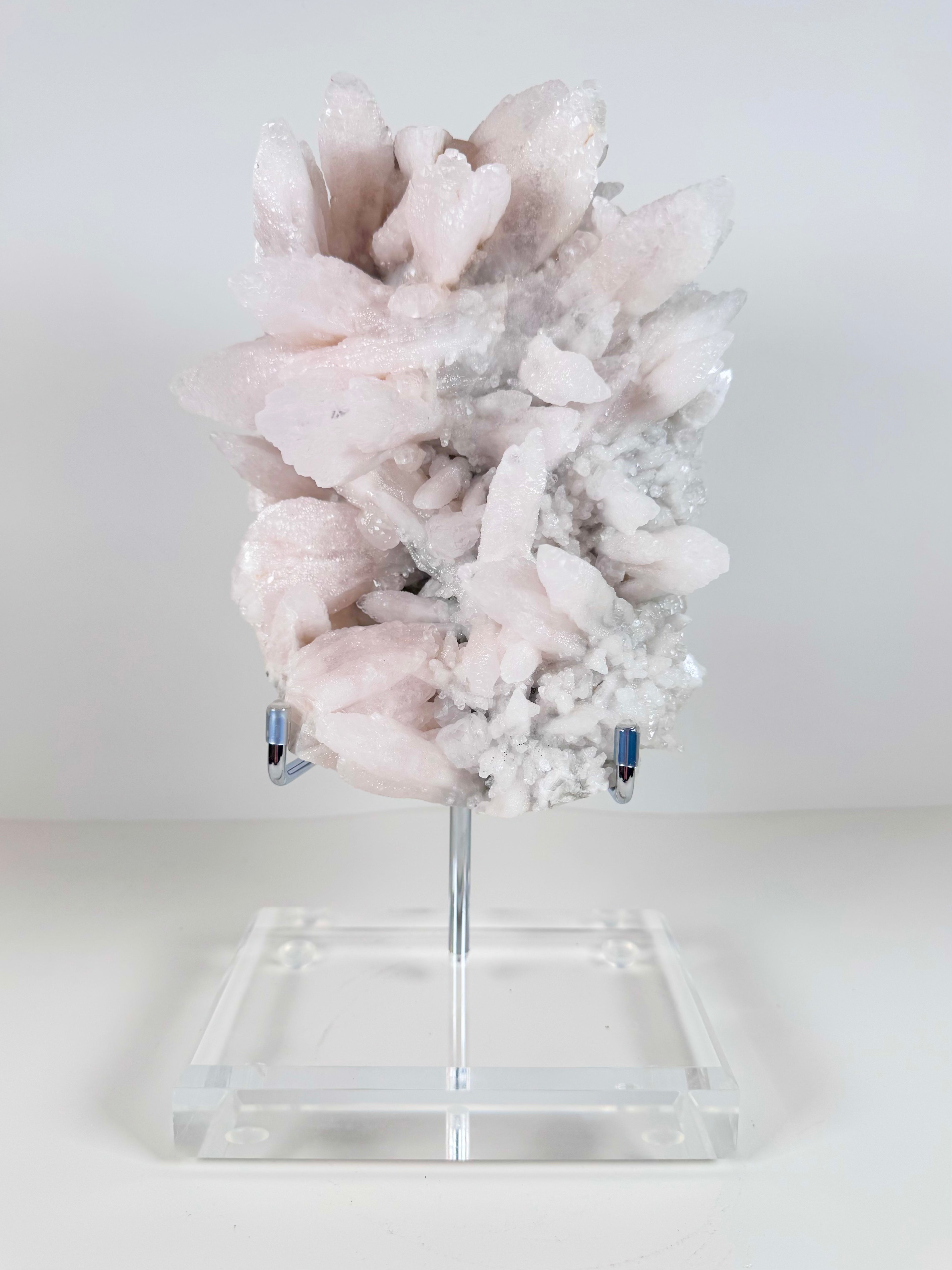 Pink Feather Calcite from Hubei Province, China