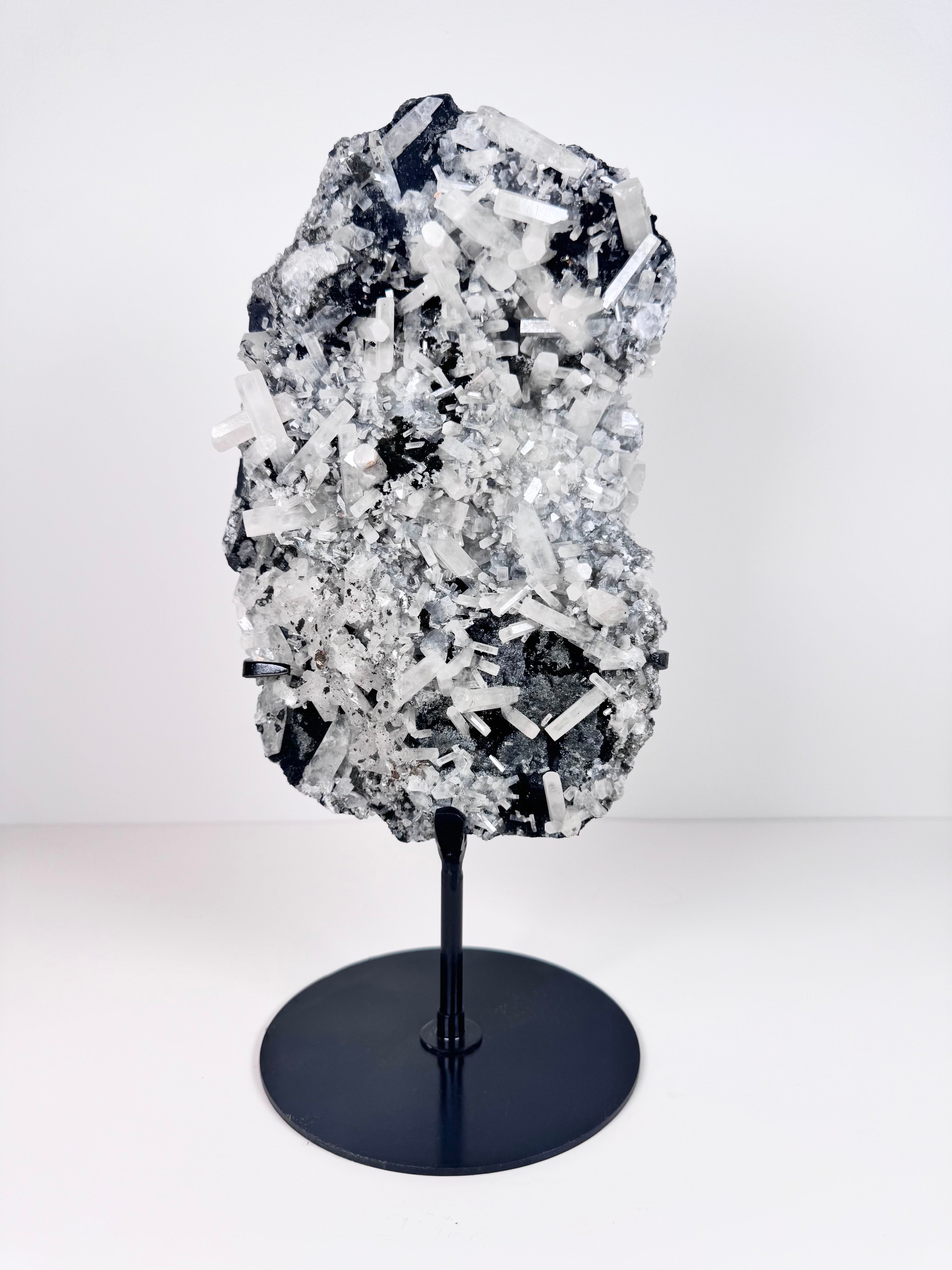 Columnar Calcite and Pyrite from Madagascar