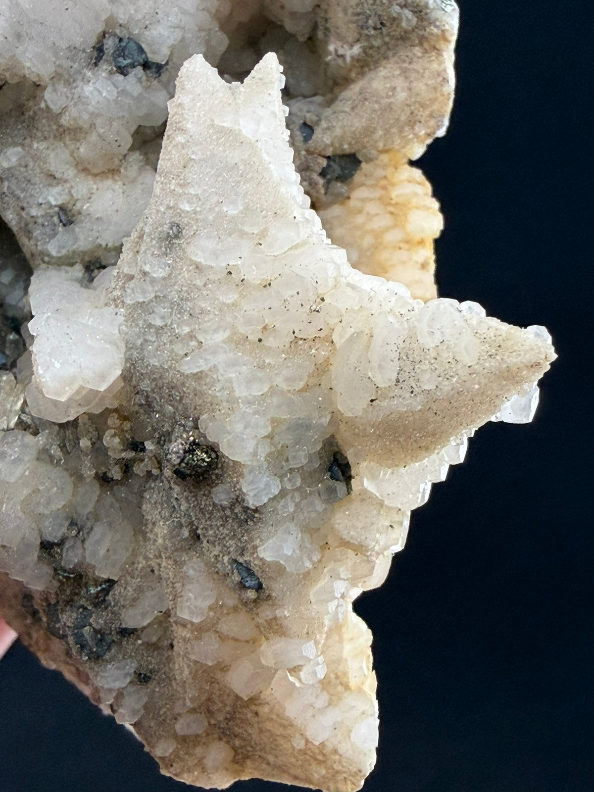 Calcite with Chalcopyrite, Madan Ore Field, Bulgaria