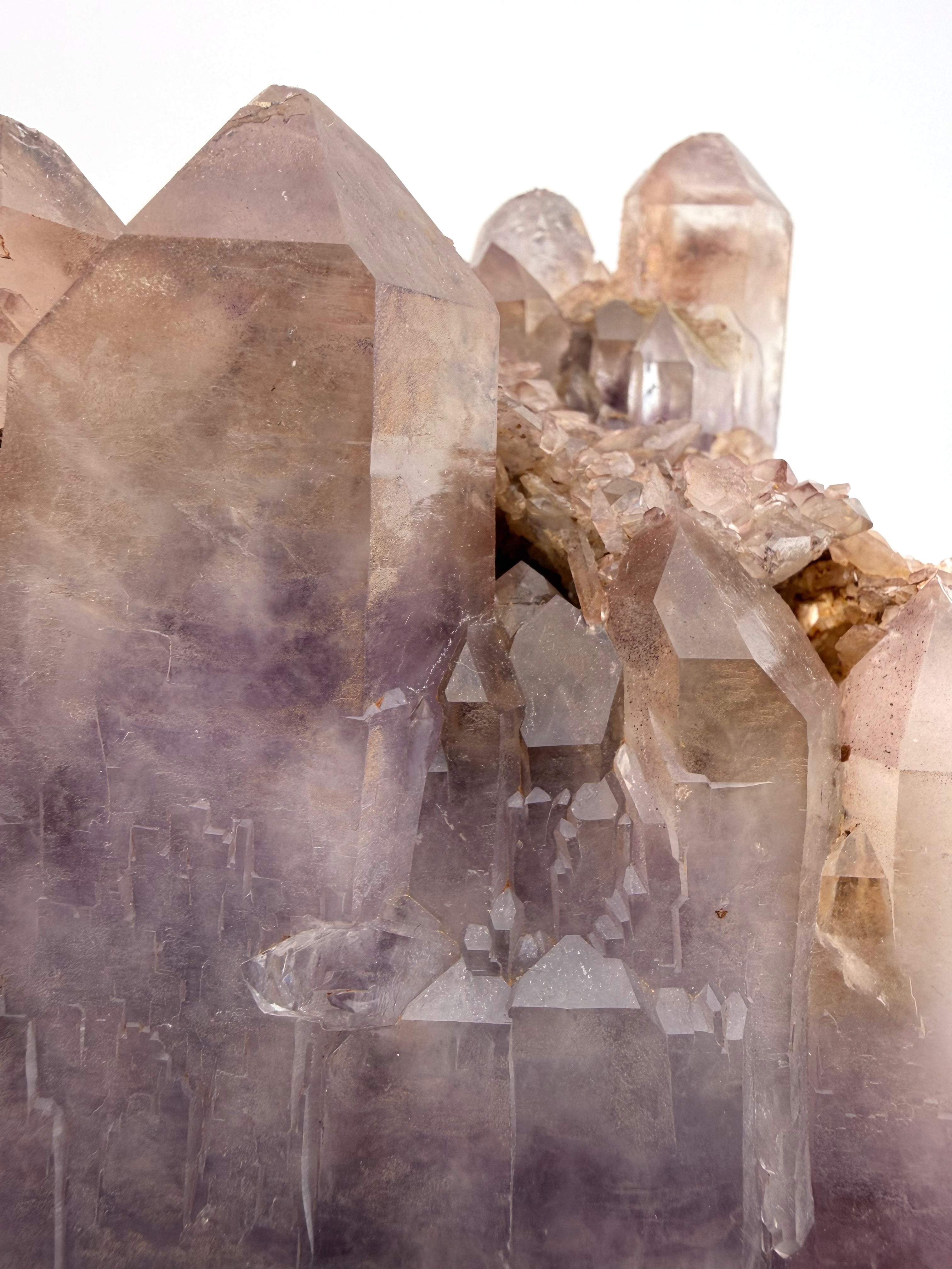 Pink and Violet Elestial Skeleton Quartz